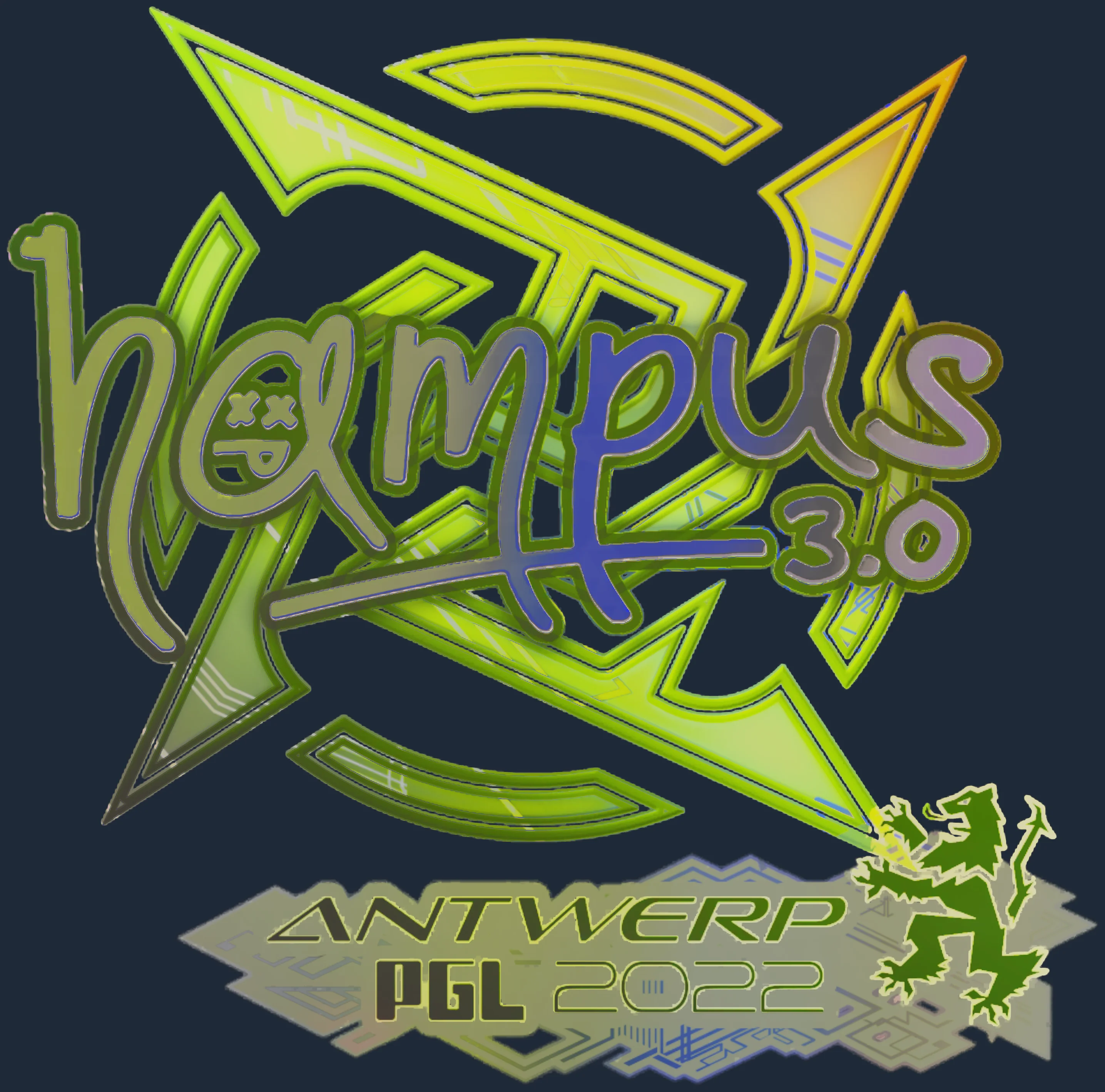 Sticker | hampus (Holo) | Antwerp 2022 Image