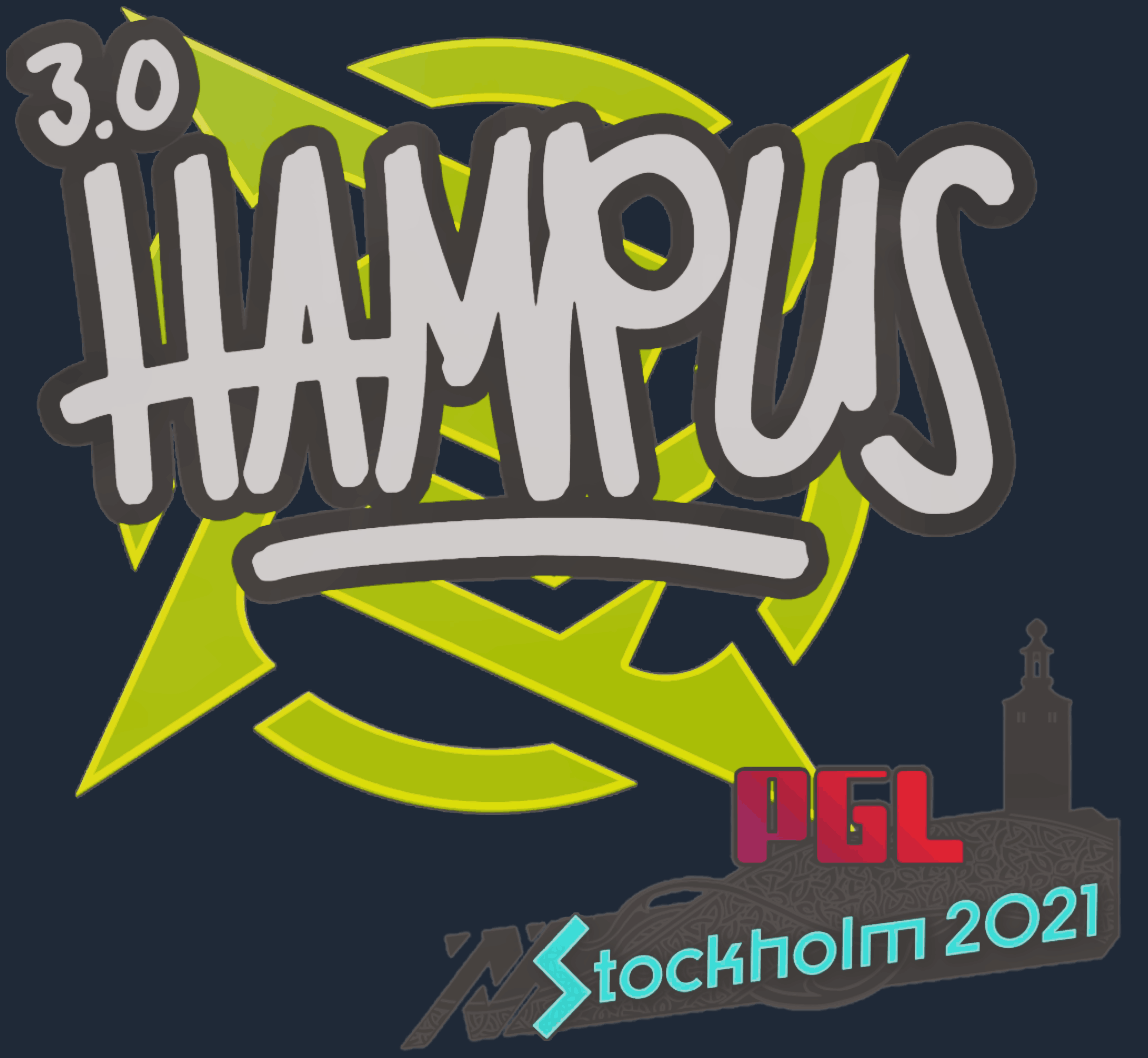 Sticker | hampus | Stockholm 2021 Image