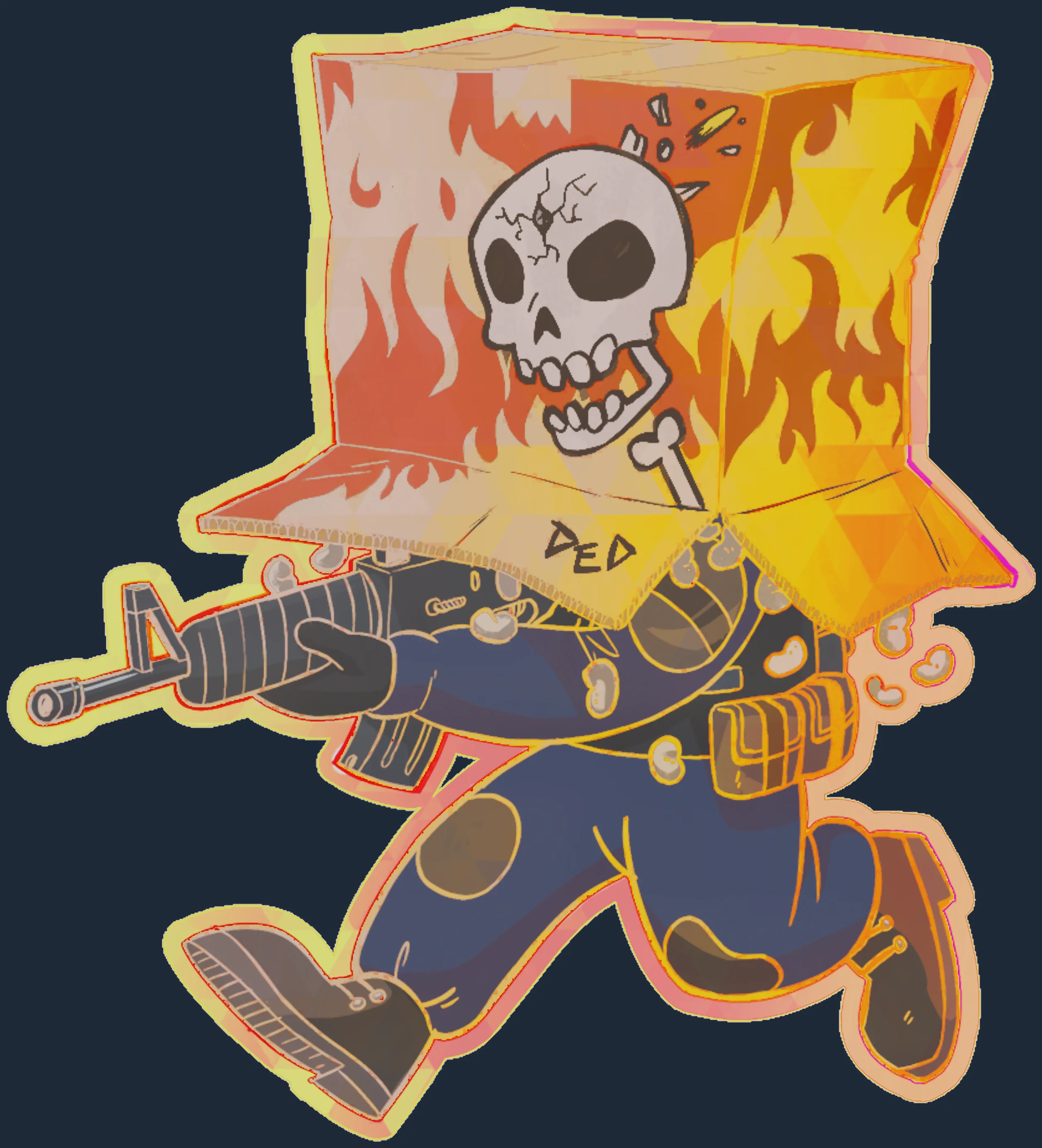 Sticker | Handle With Care (Holo) Image