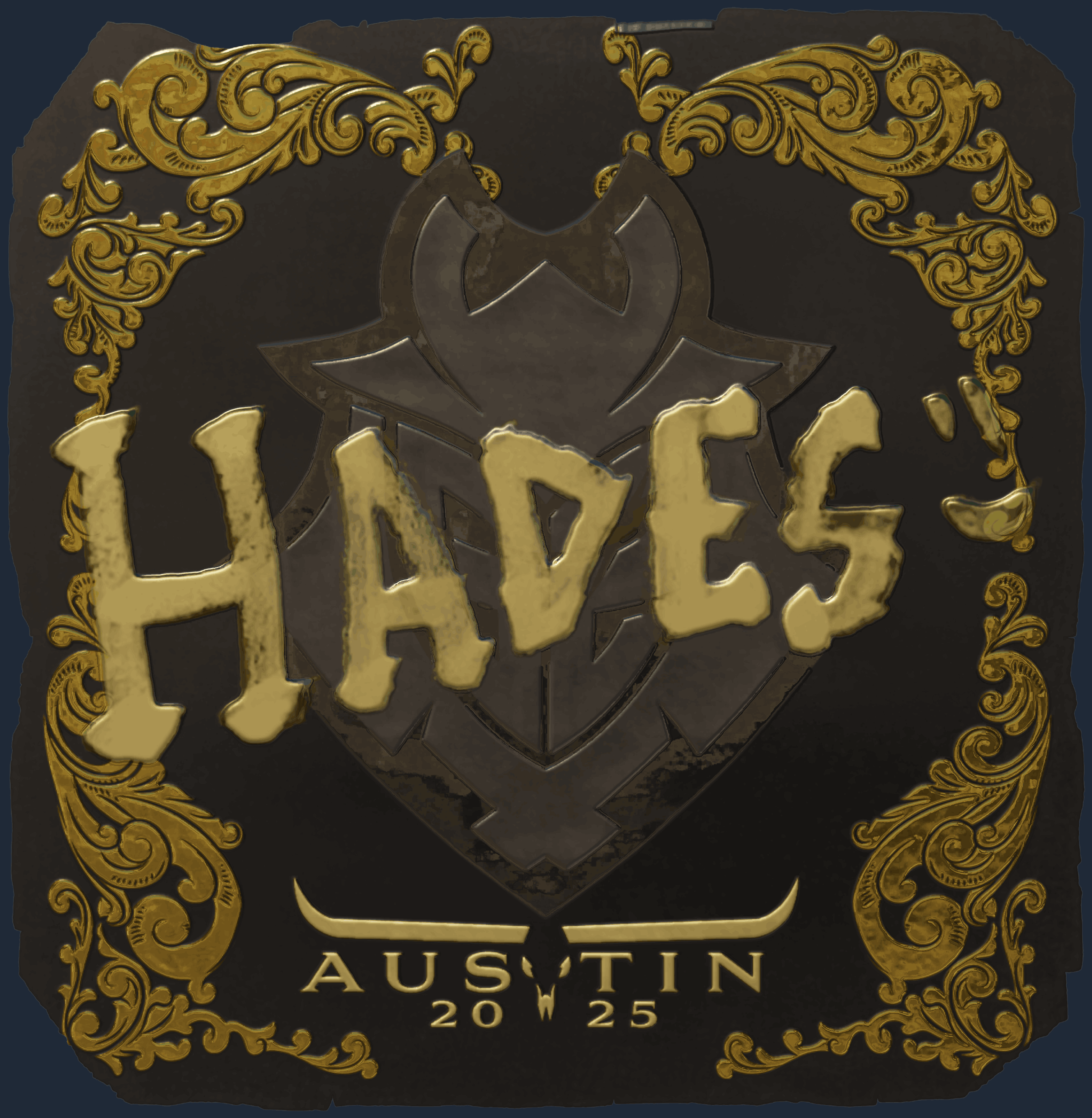 Sticker | hades (Gold) | Austin 2025 Image