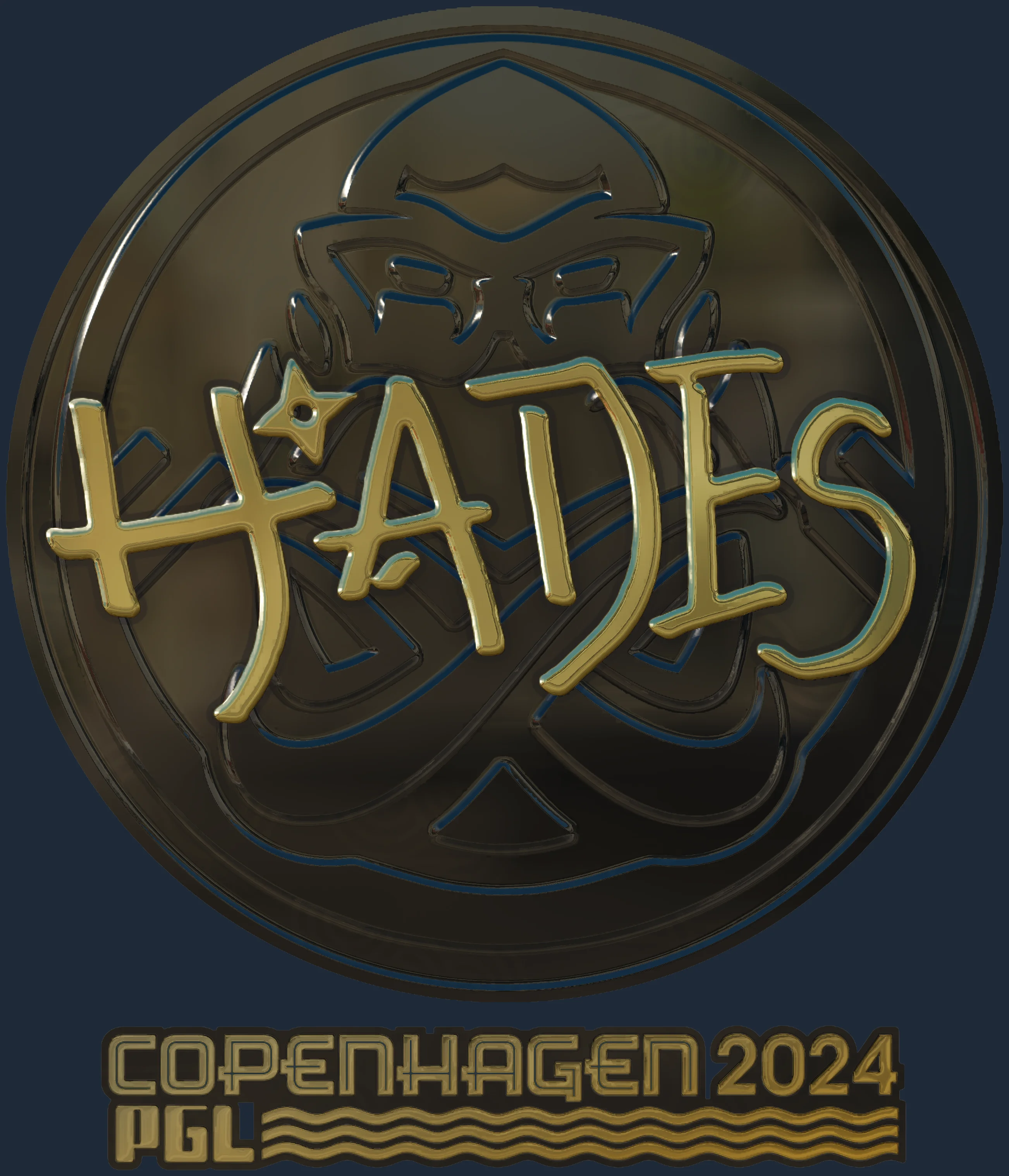 Sticker | hades (Gold) | Copenhagen 2024 Image