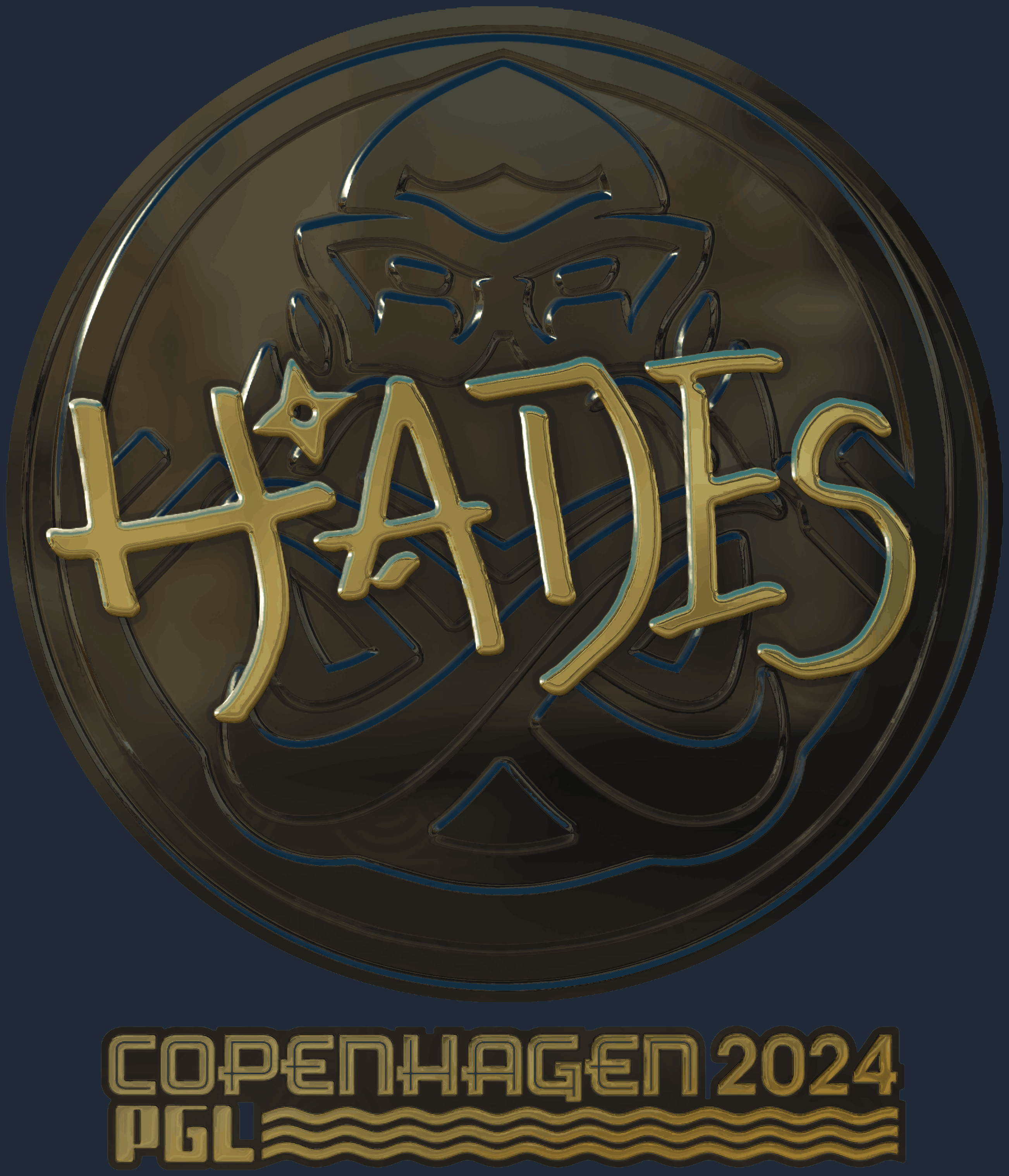 Sticker | hades (Gold) | Copenhagen 2024 Image