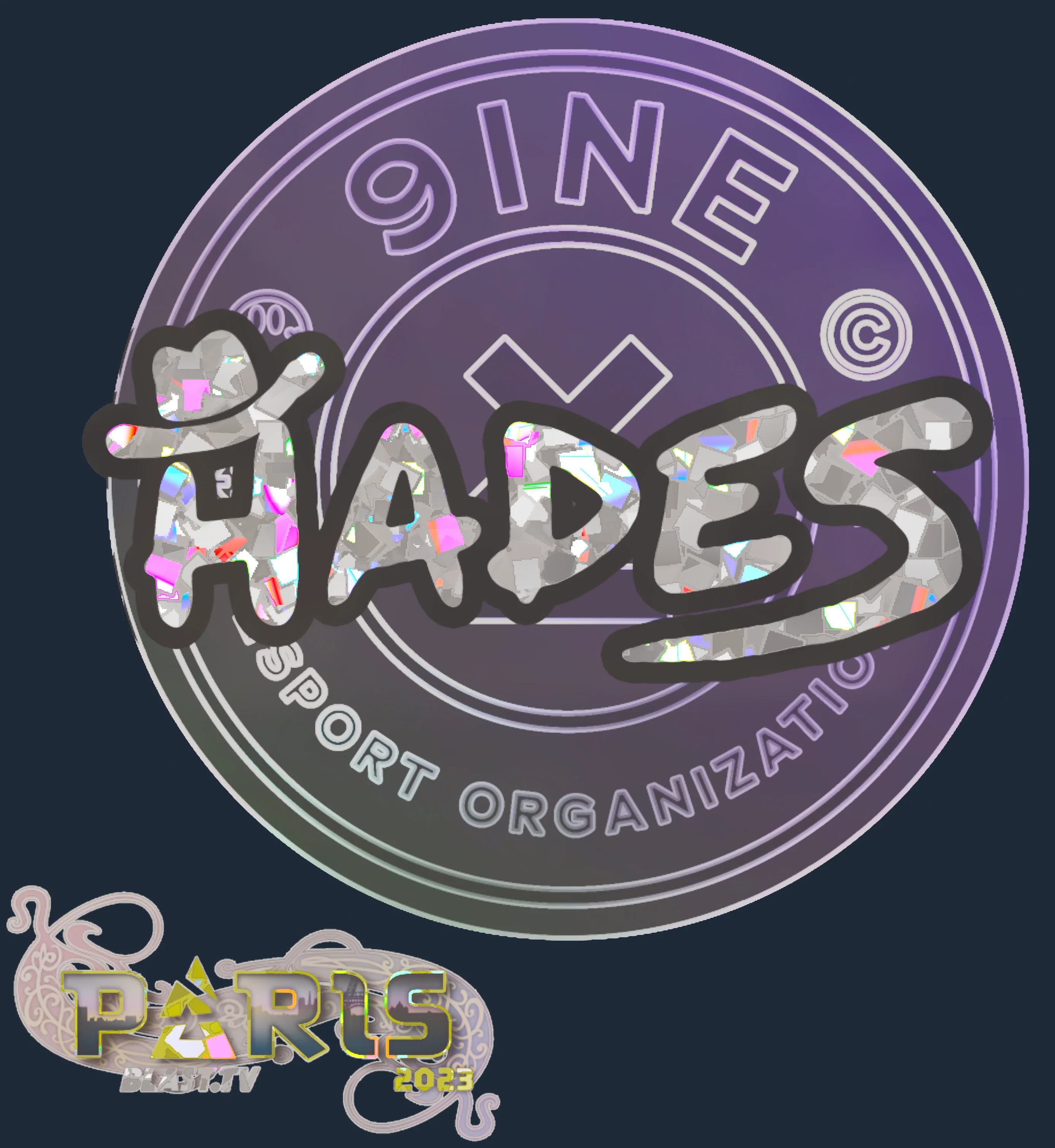 Sticker | hades (Glitter) | Paris 2023 Image