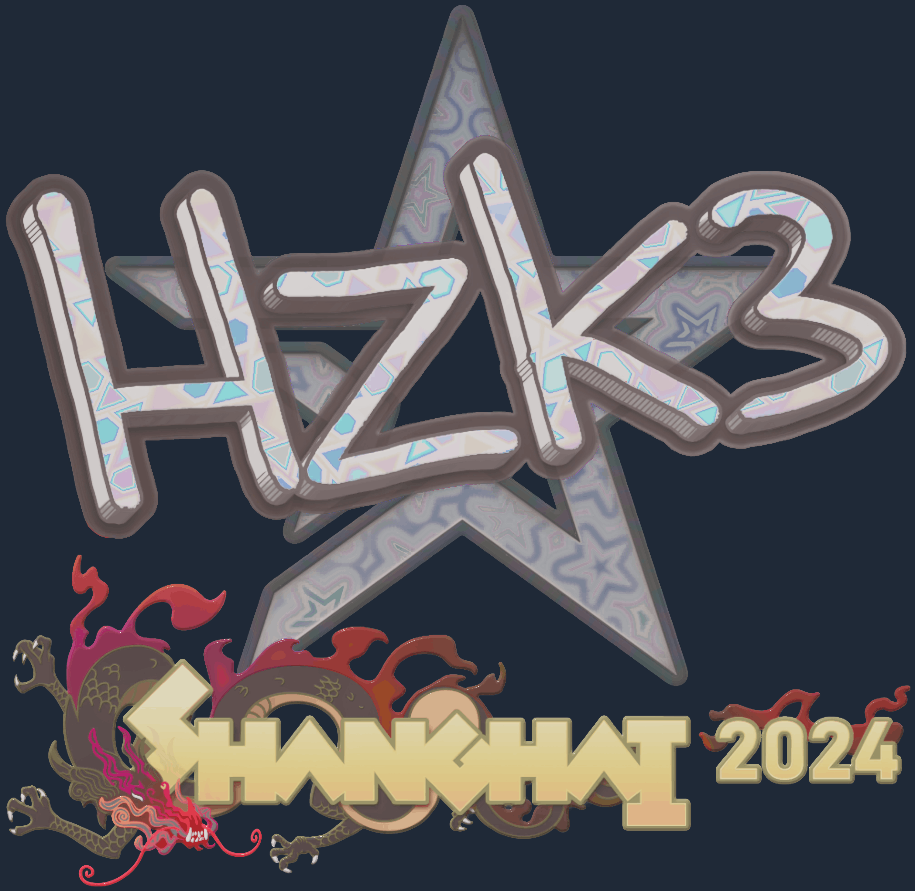 Sticker | hallzerk (Holo) | Shanghai 2024 Image