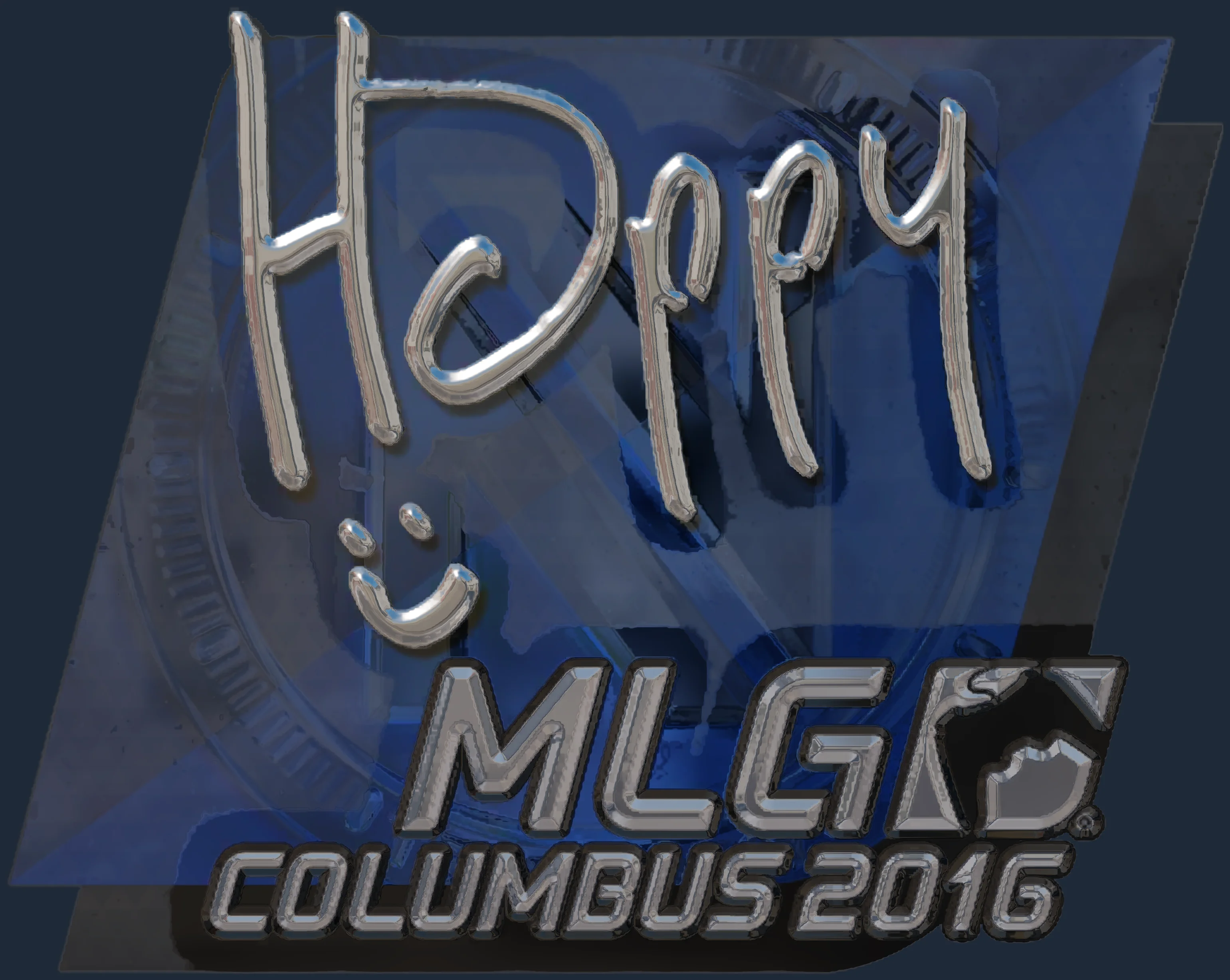 Sticker | Happy (Foil) | MLG Columbus 2016 Image