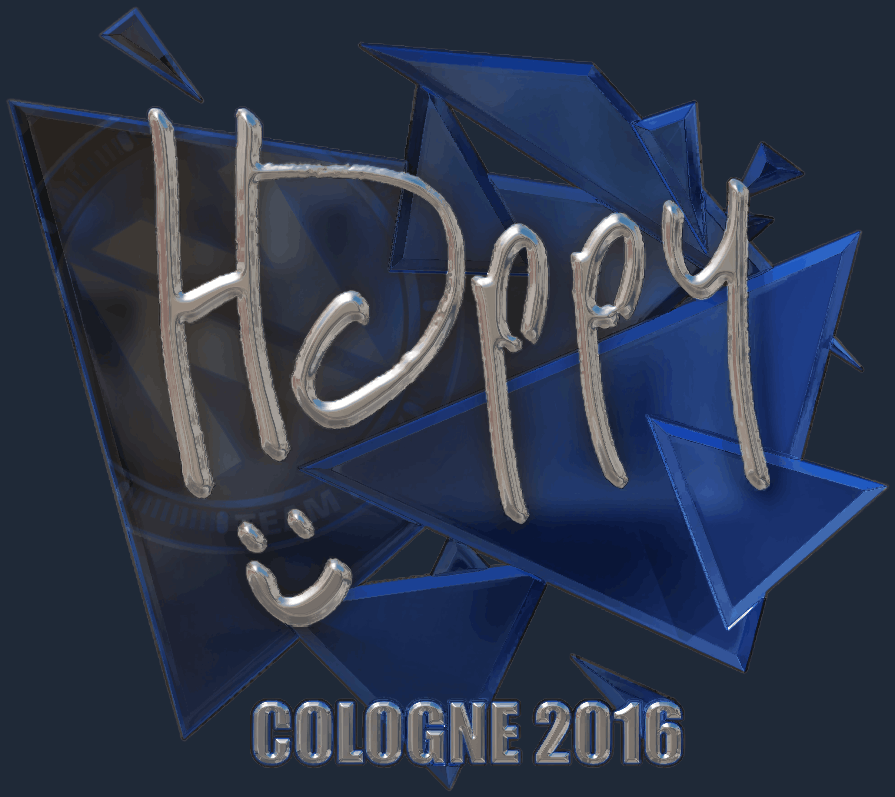 Sticker | Happy (Foil) | Cologne 2016 Image