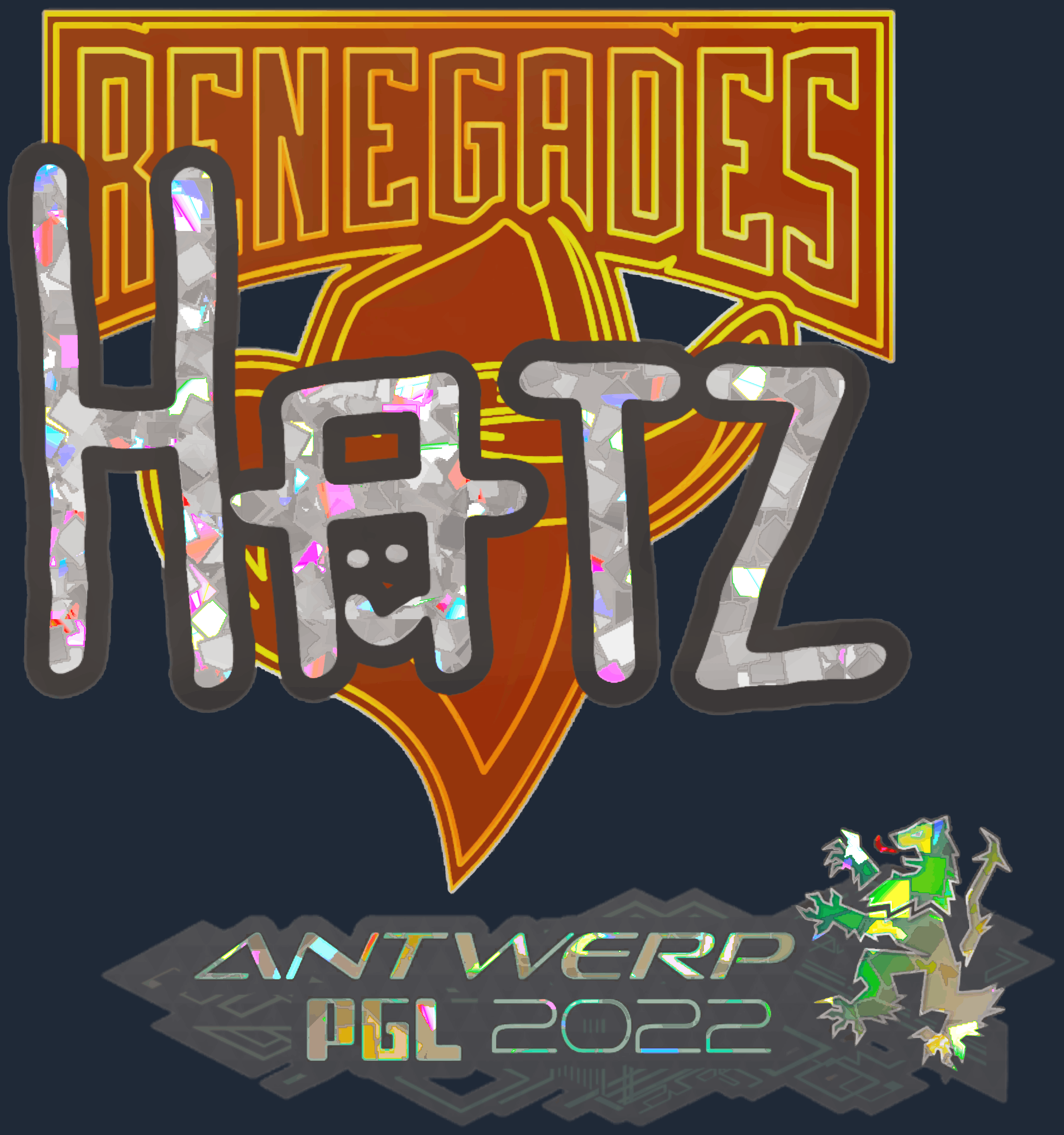 Sticker | hatz (Glitter) | Antwerp 2022 Image
