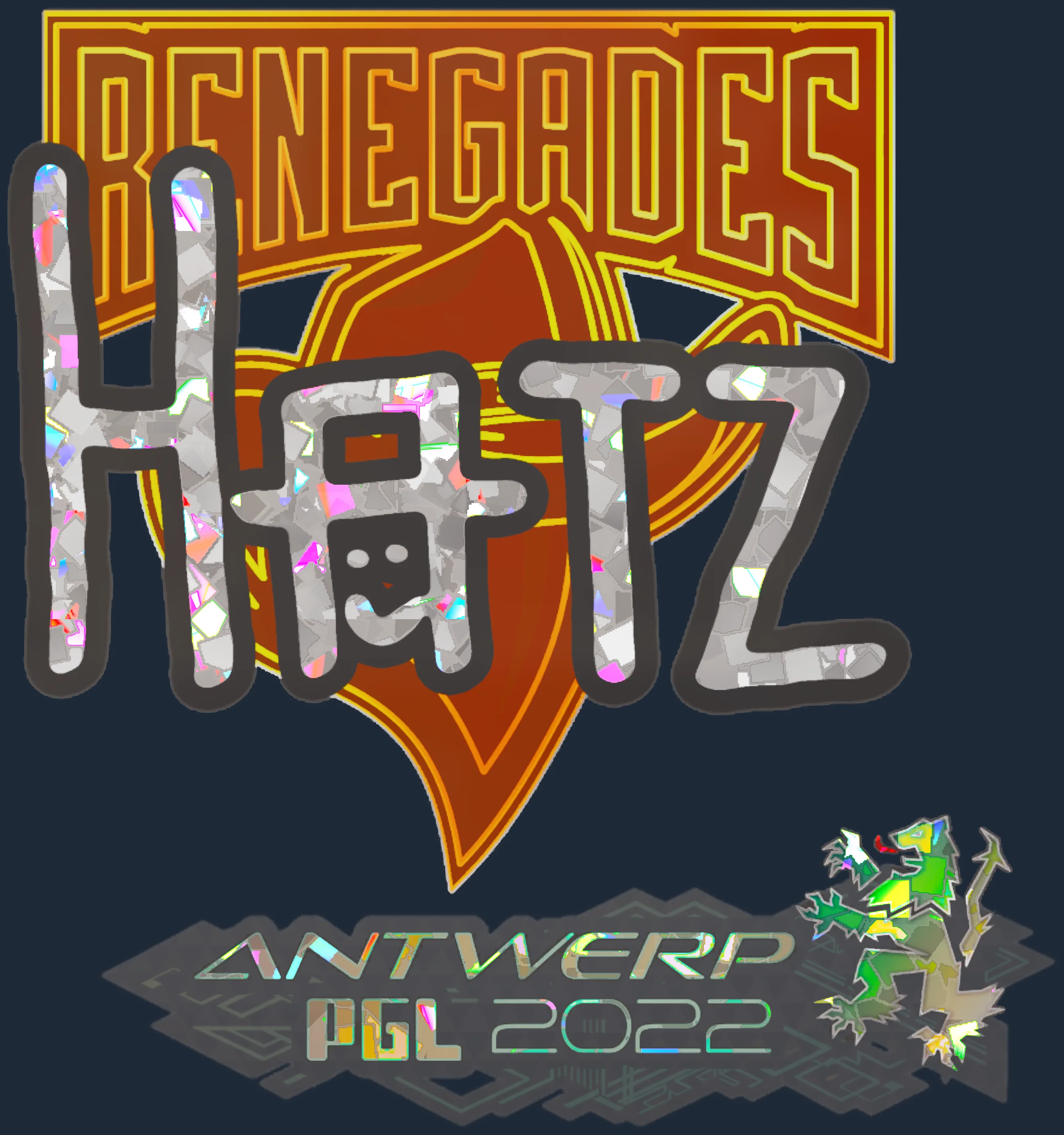Sticker | hatz (Glitter) | Antwerp 2022 Image