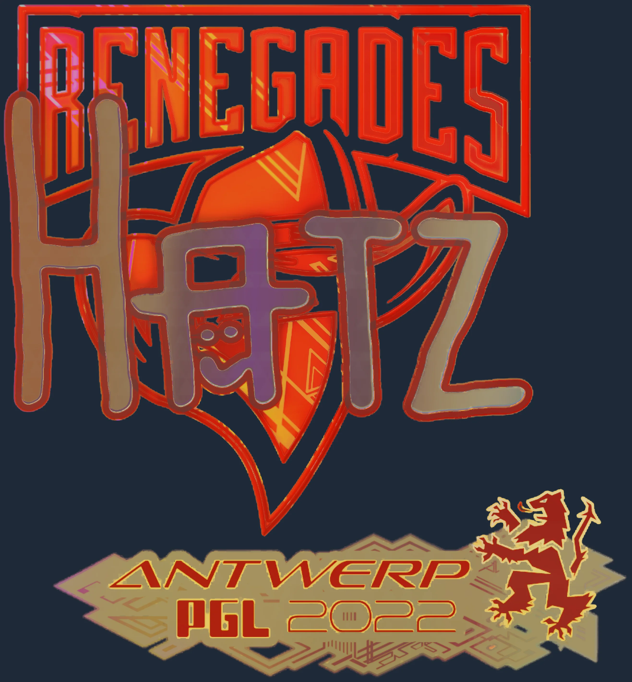 Sticker | hatz (Holo) | Antwerp 2022 Image