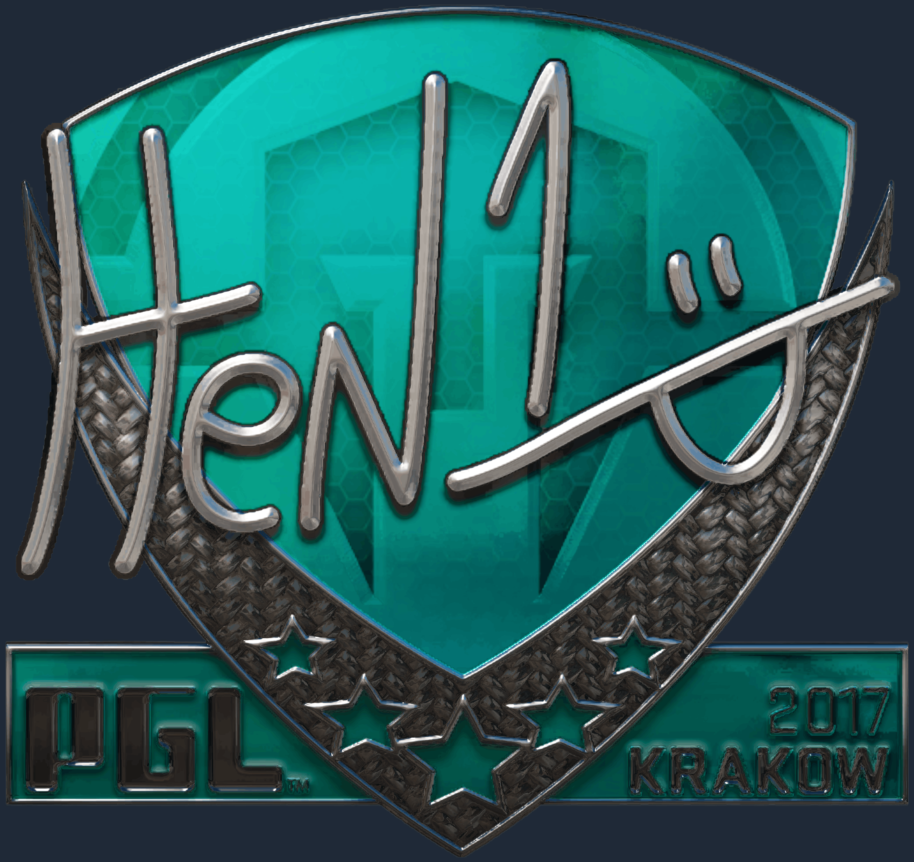 Sticker | HEN1 (Foil) | Krakow 2017 Screenshot