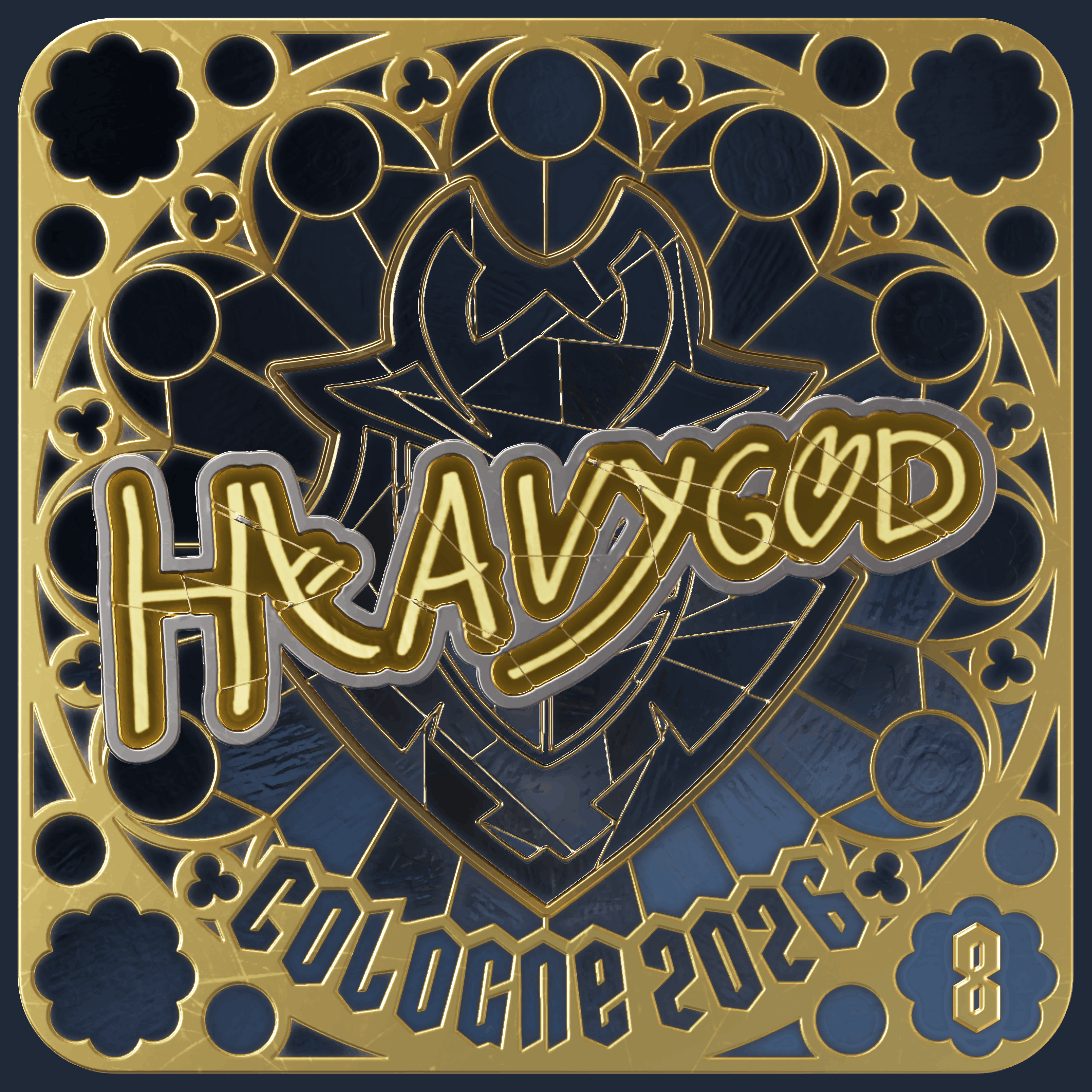 Sticker | Heavygod (Gold, Ranked) | Cologne 2026 Image