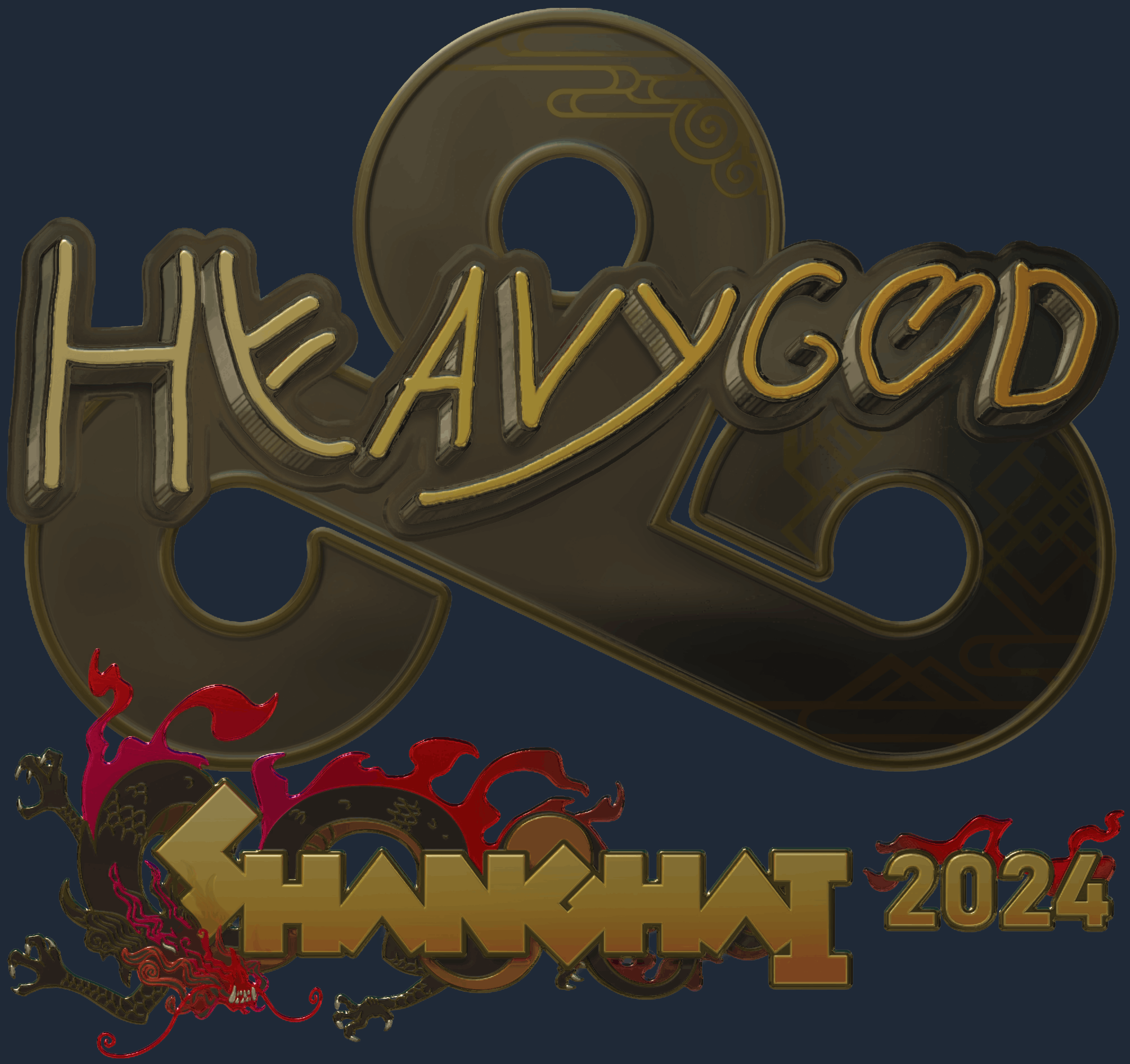 Sticker | Heavygod (Gold) | Shanghai 2024 Image