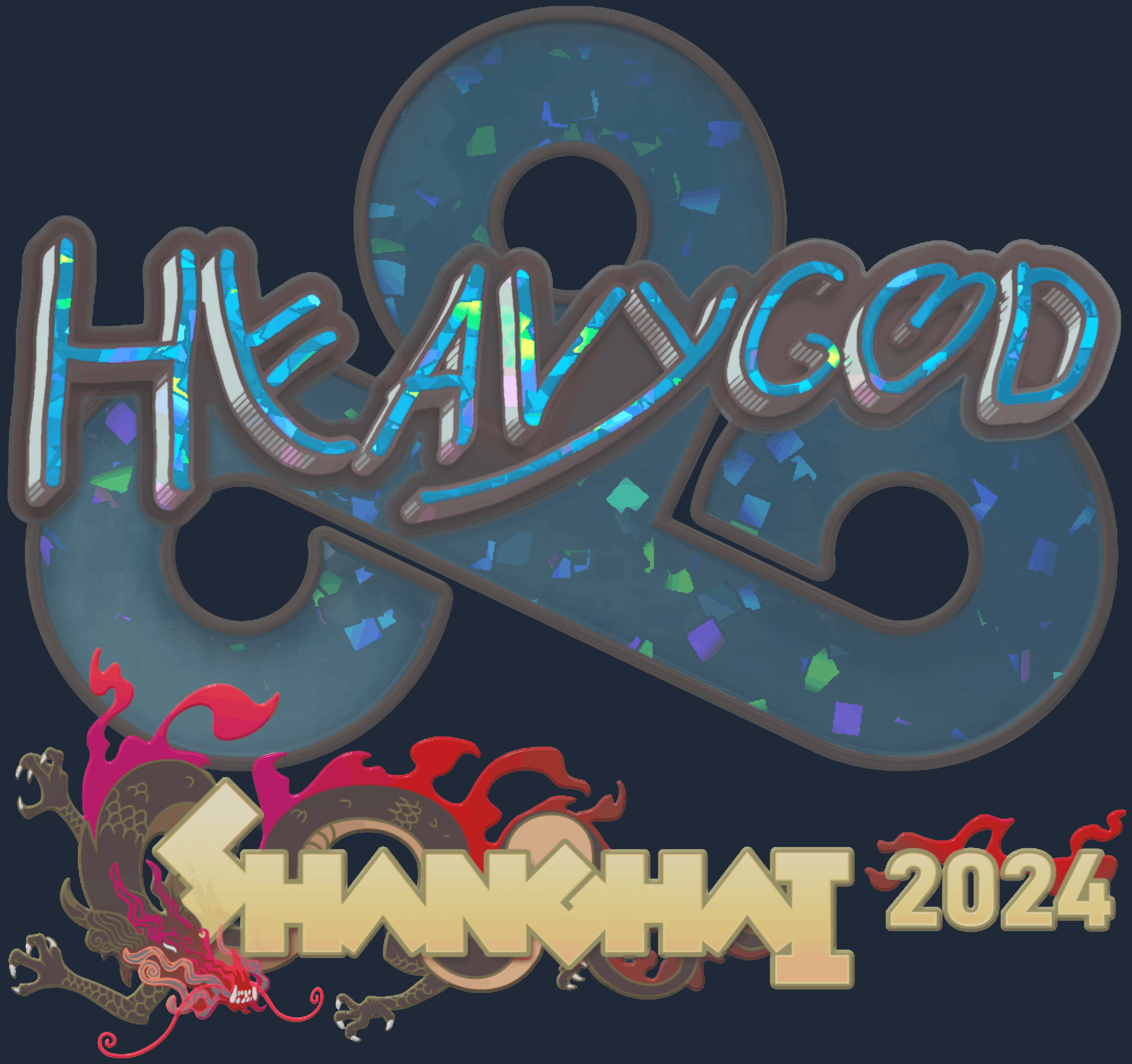 Sticker | Heavygod (Glitter) | Shanghai 2024 Image