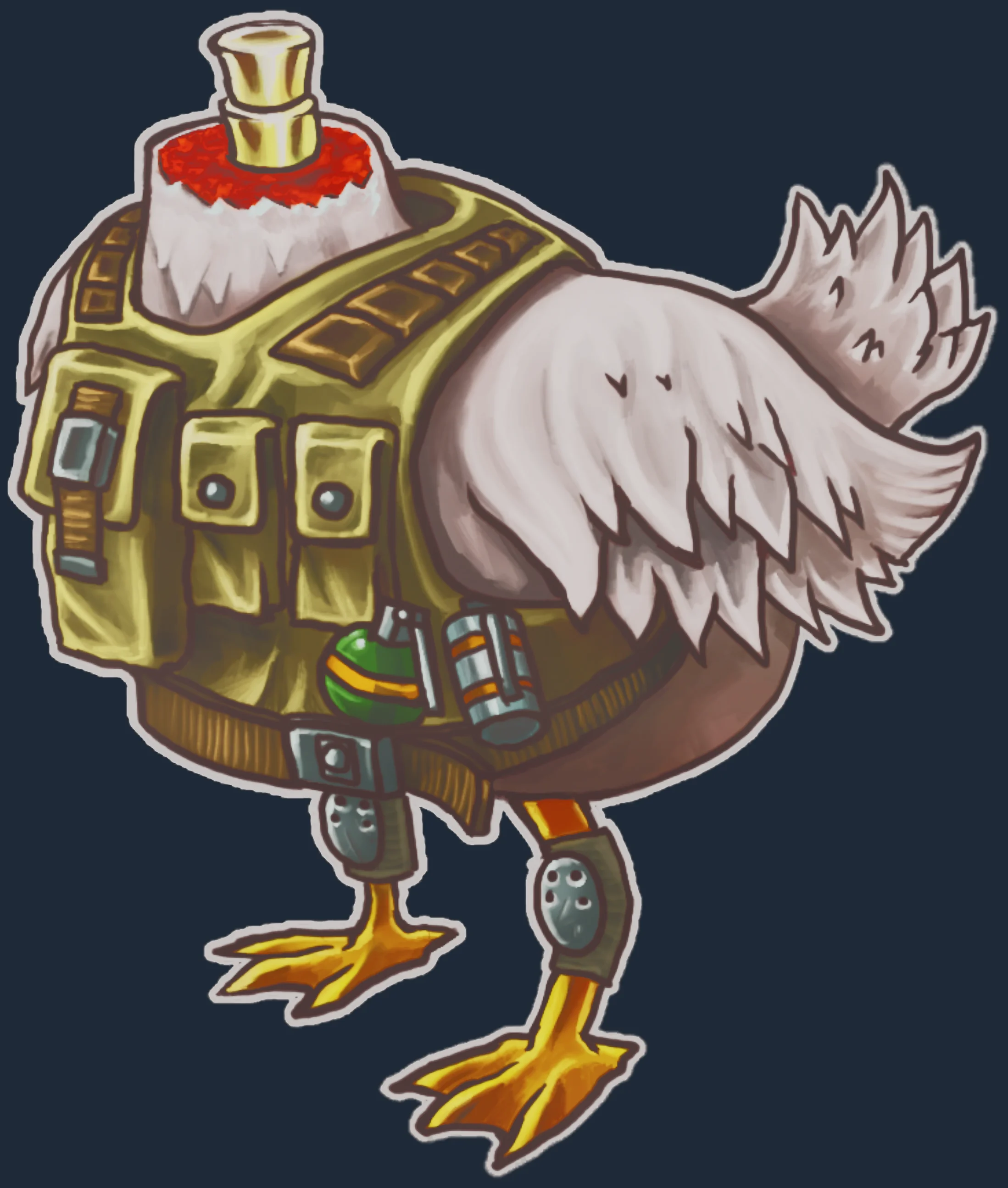Sticker | Headless Chicken Image