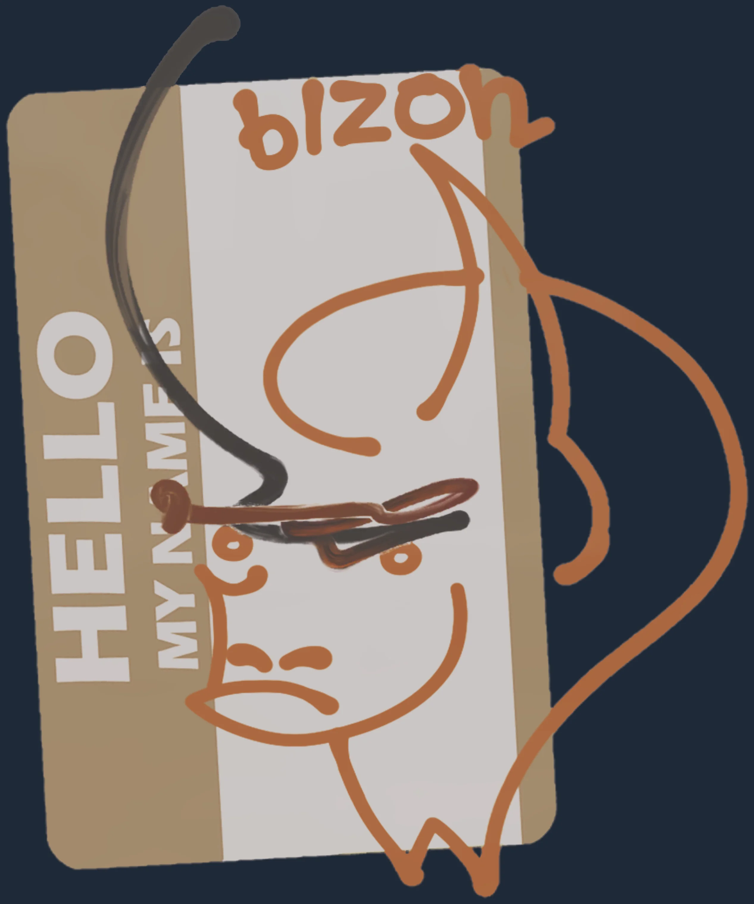Sticker | Hello PP-Bizon Image