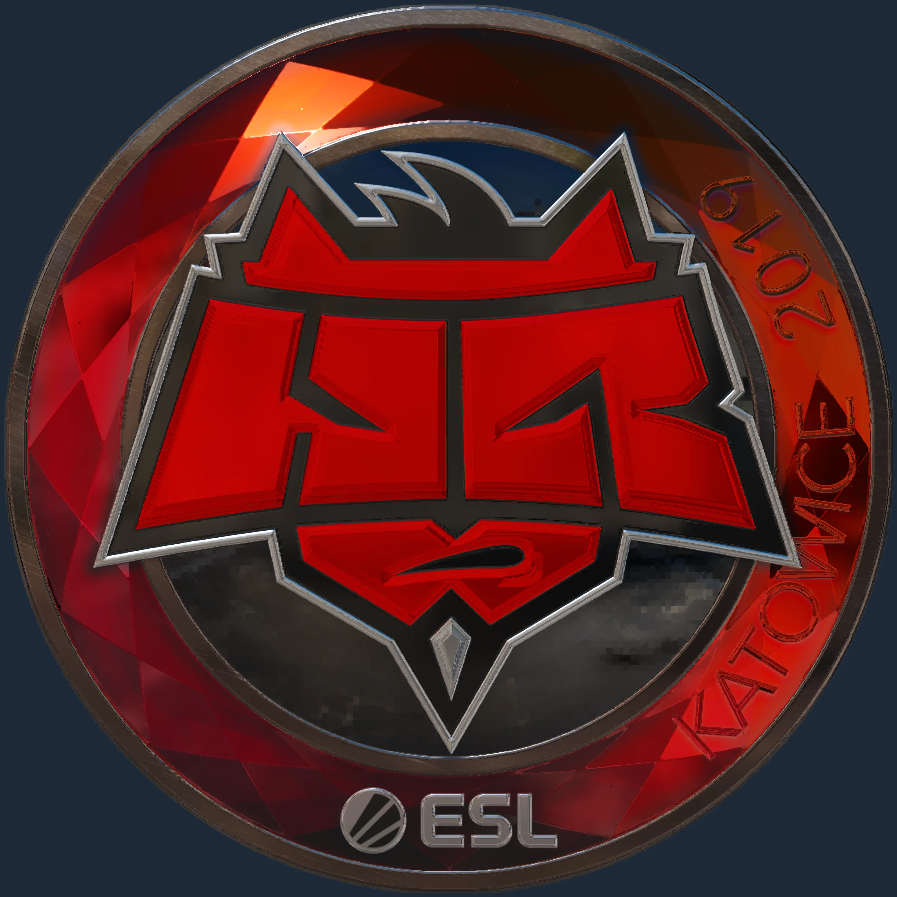 Sticker | HellRaisers (Foil) | Katowice 2019 Image