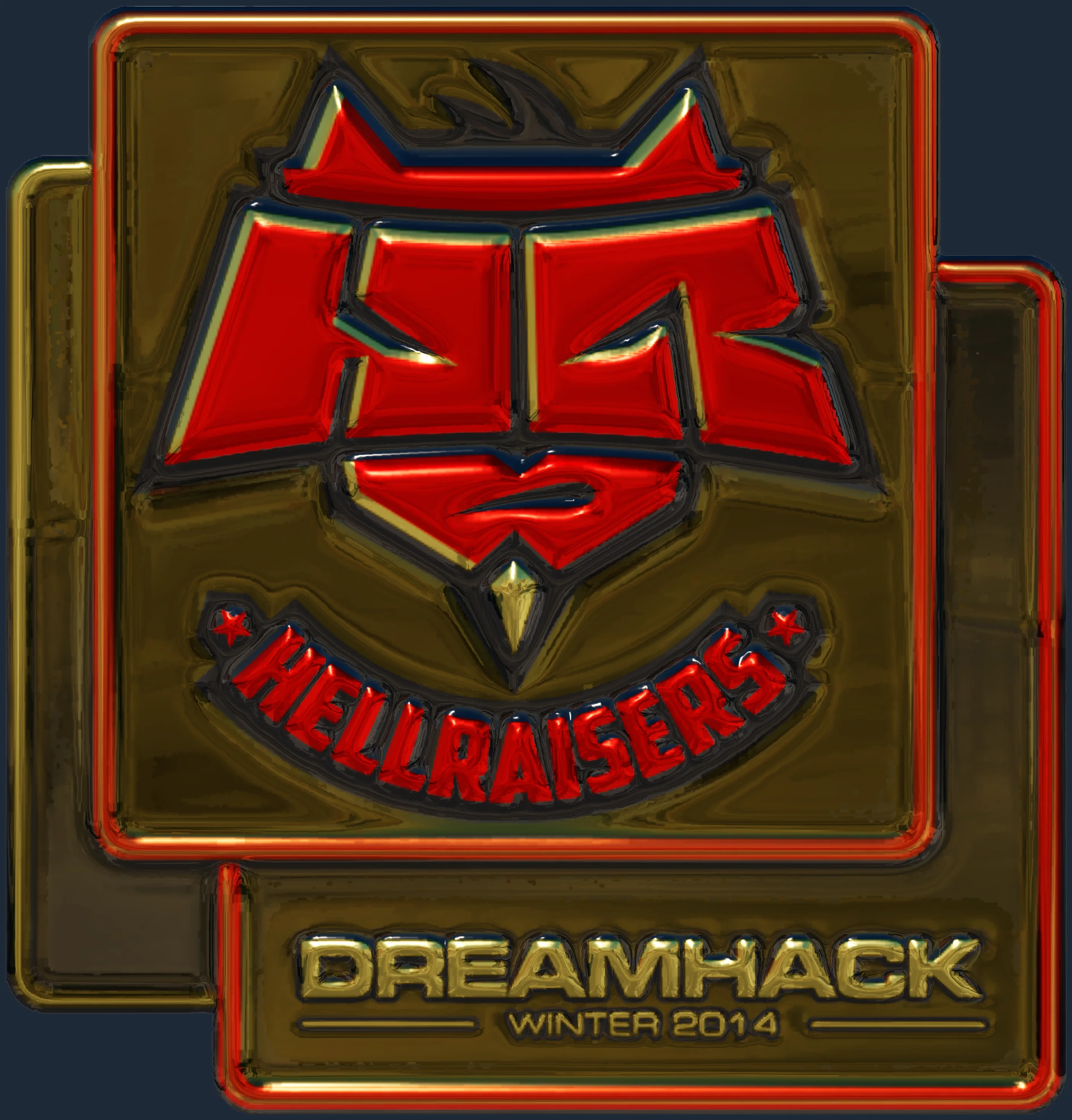 Sticker | HellRaisers (Gold) | DreamHack 2014 Image