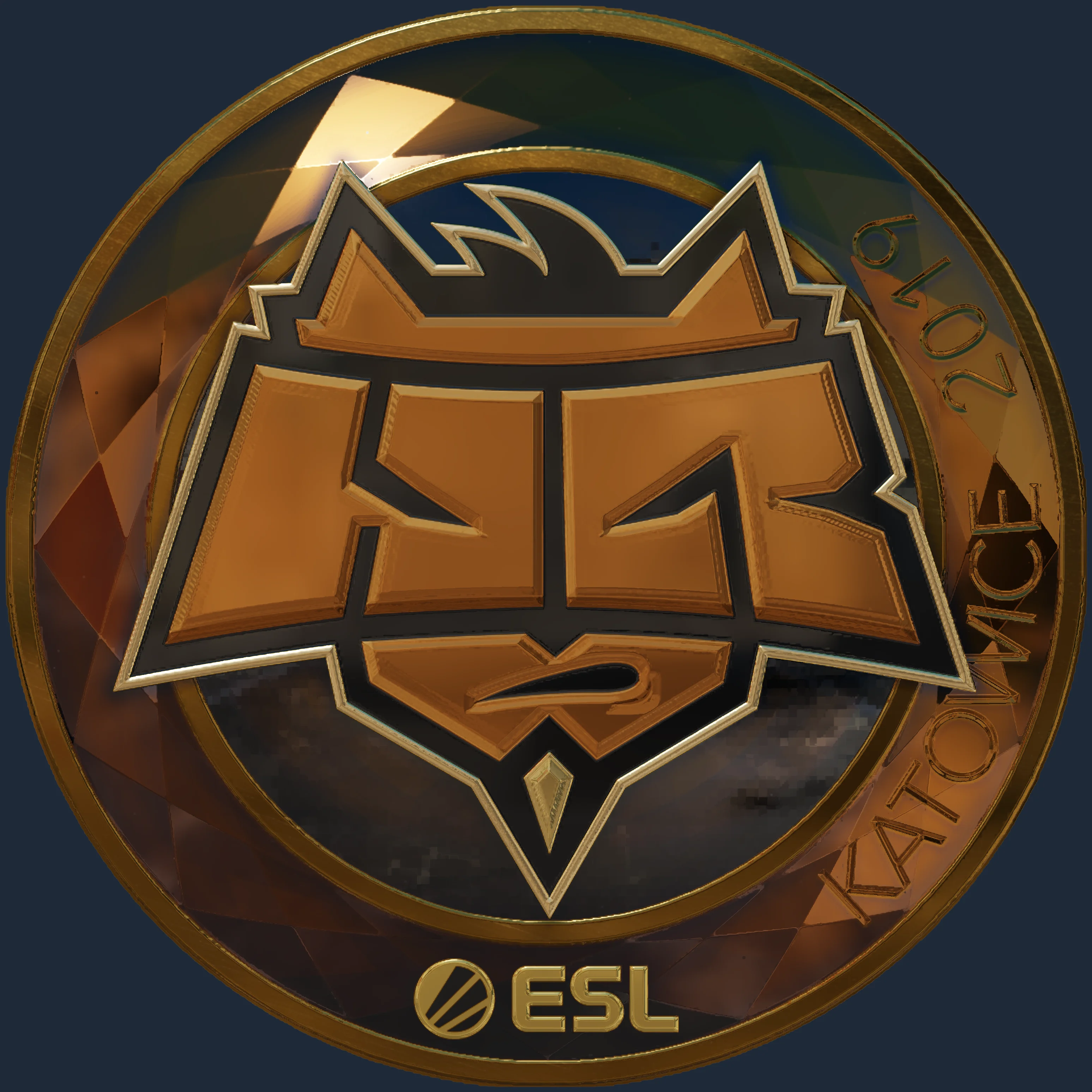 Sticker | HellRaisers (Gold) | Katowice 2019 Image