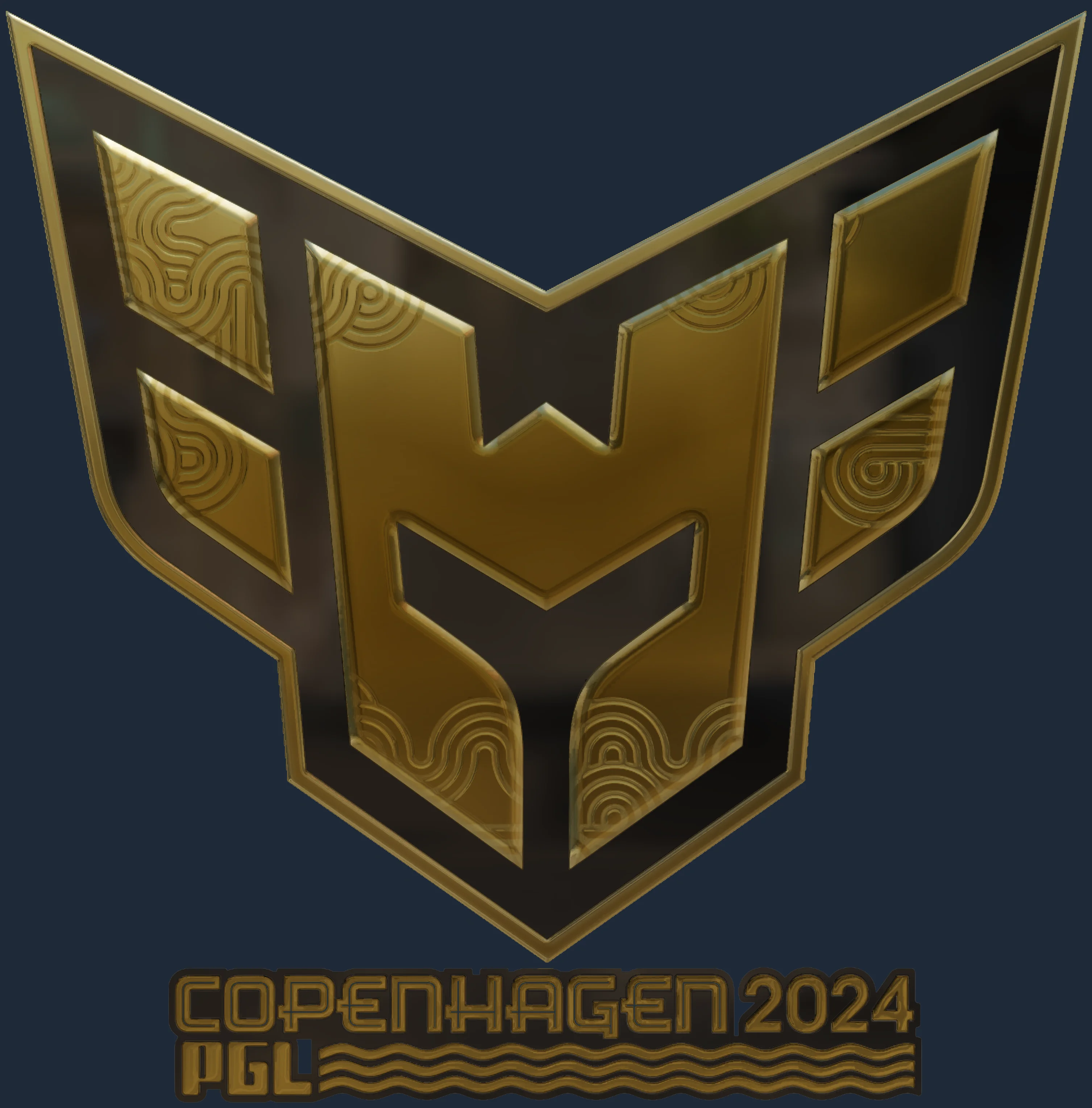 Sticker | Heroic (Gold) | Copenhagen 2024 Image