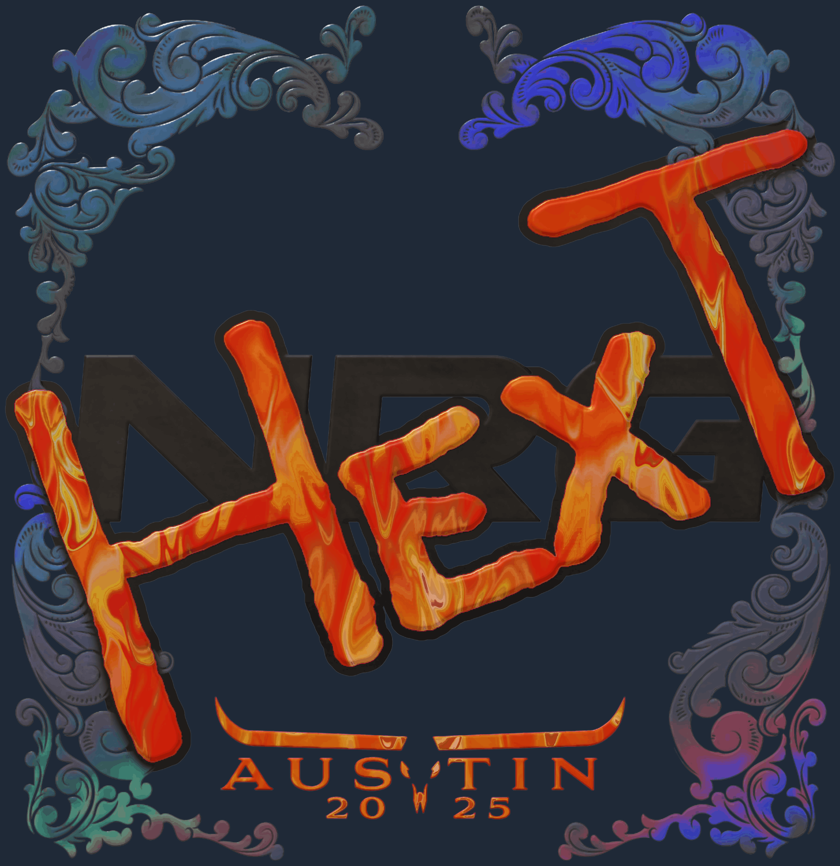 Sticker | HexT (Holo) | Austin 2025 Image