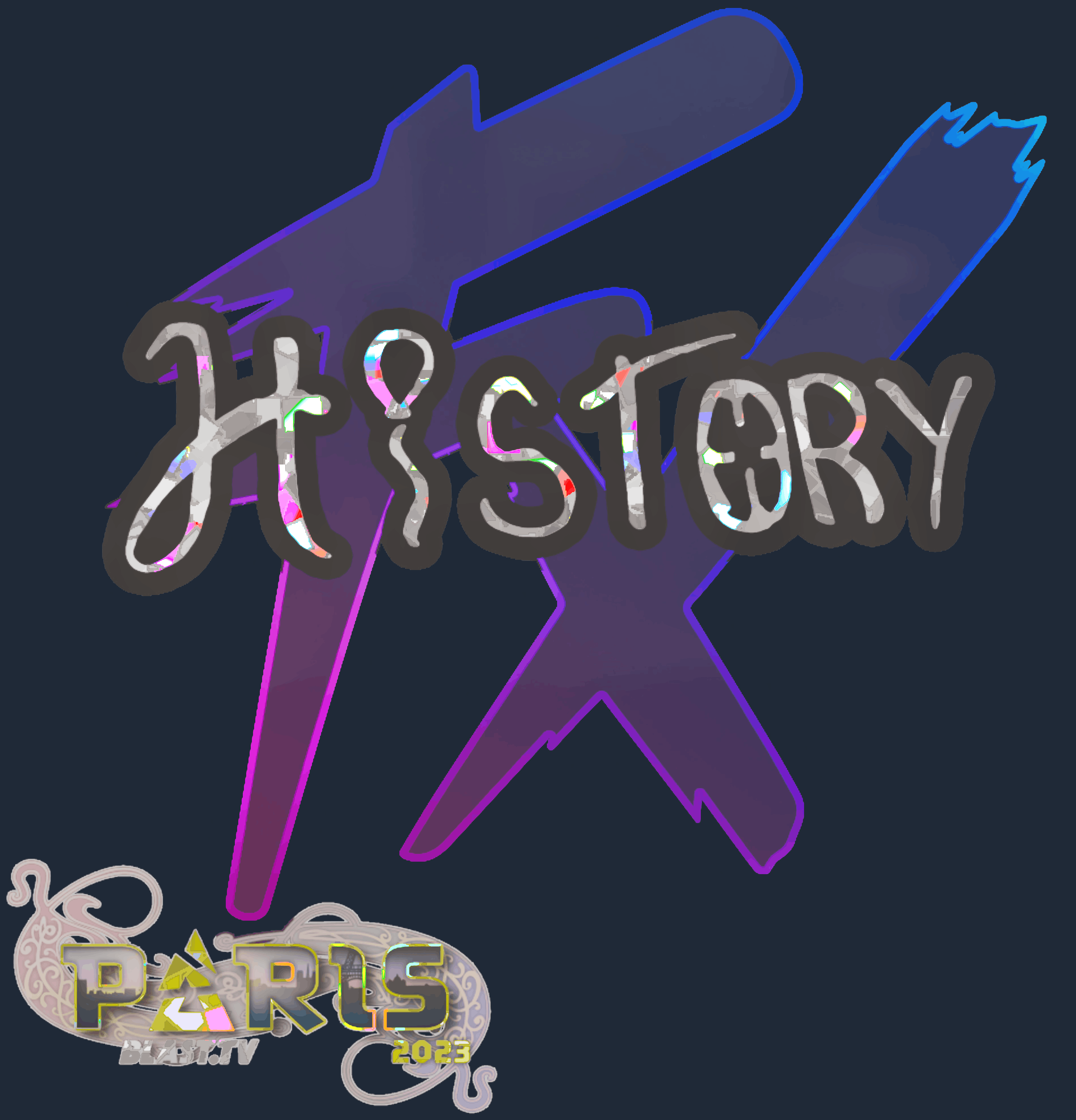 Sticker | History (Glitter) | Paris 2023 Image