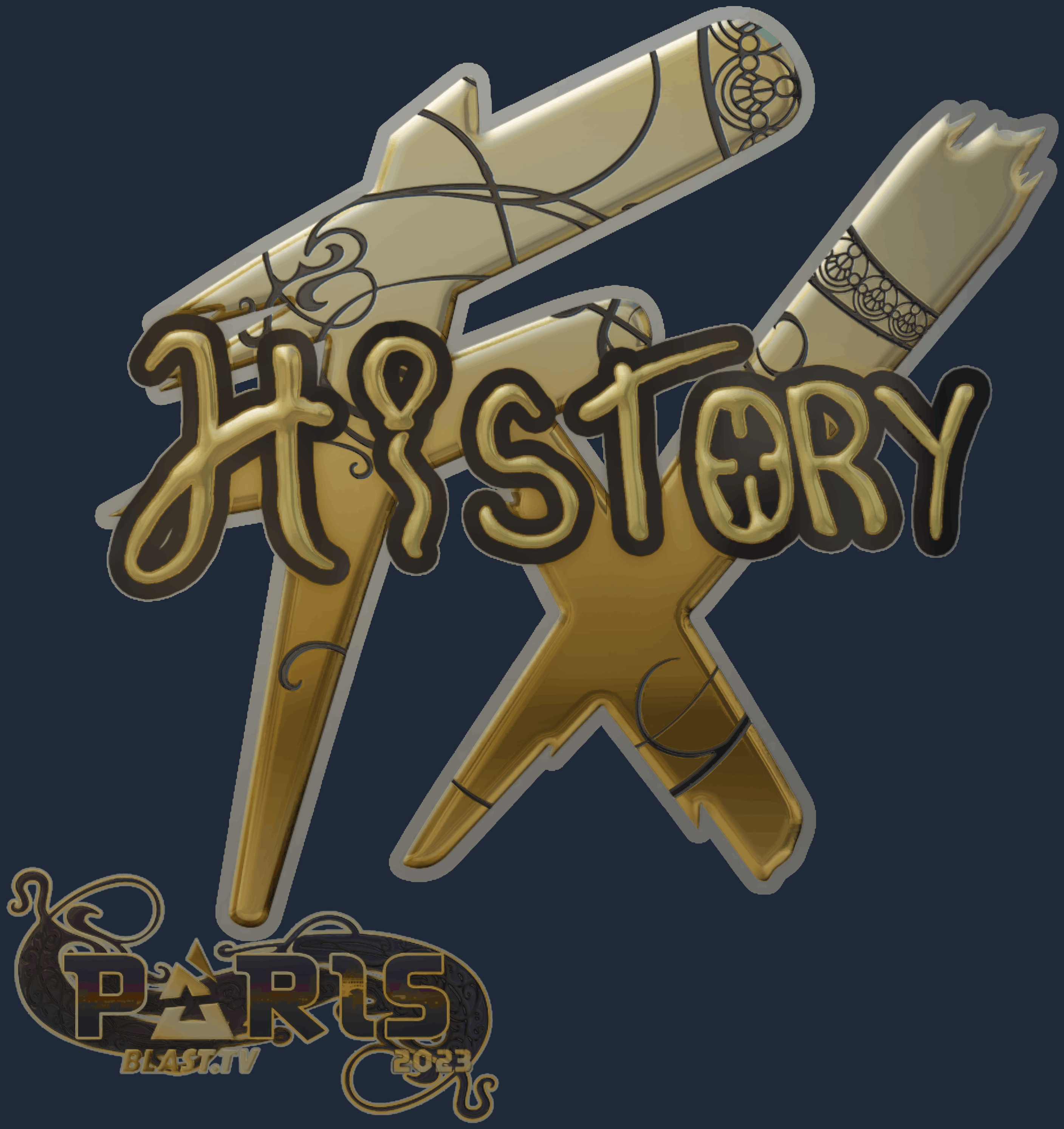 Sticker | History (Gold) | Paris 2023 Image
