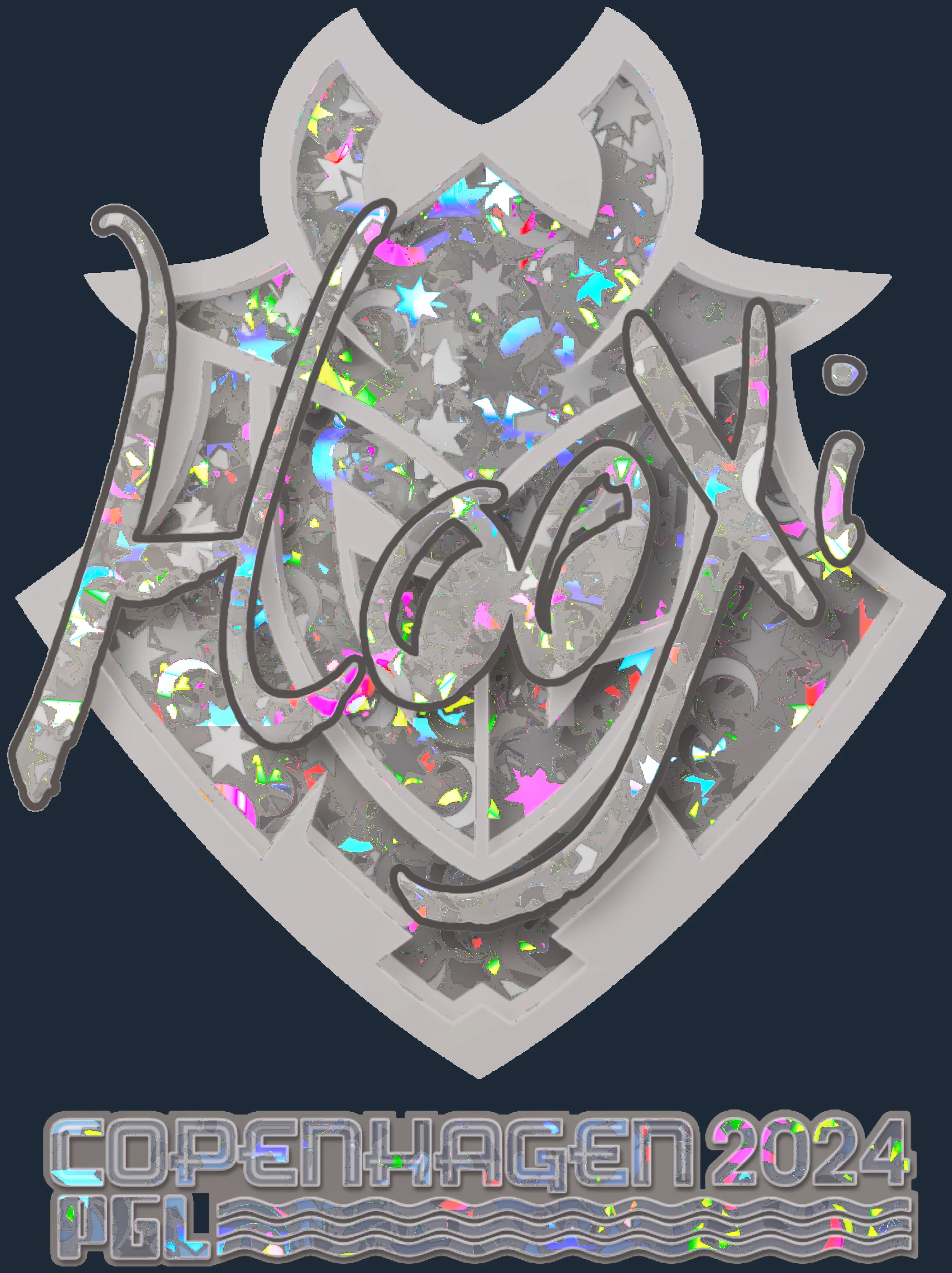 Sticker | HooXi (Glitter) | Copenhagen 2024 Image