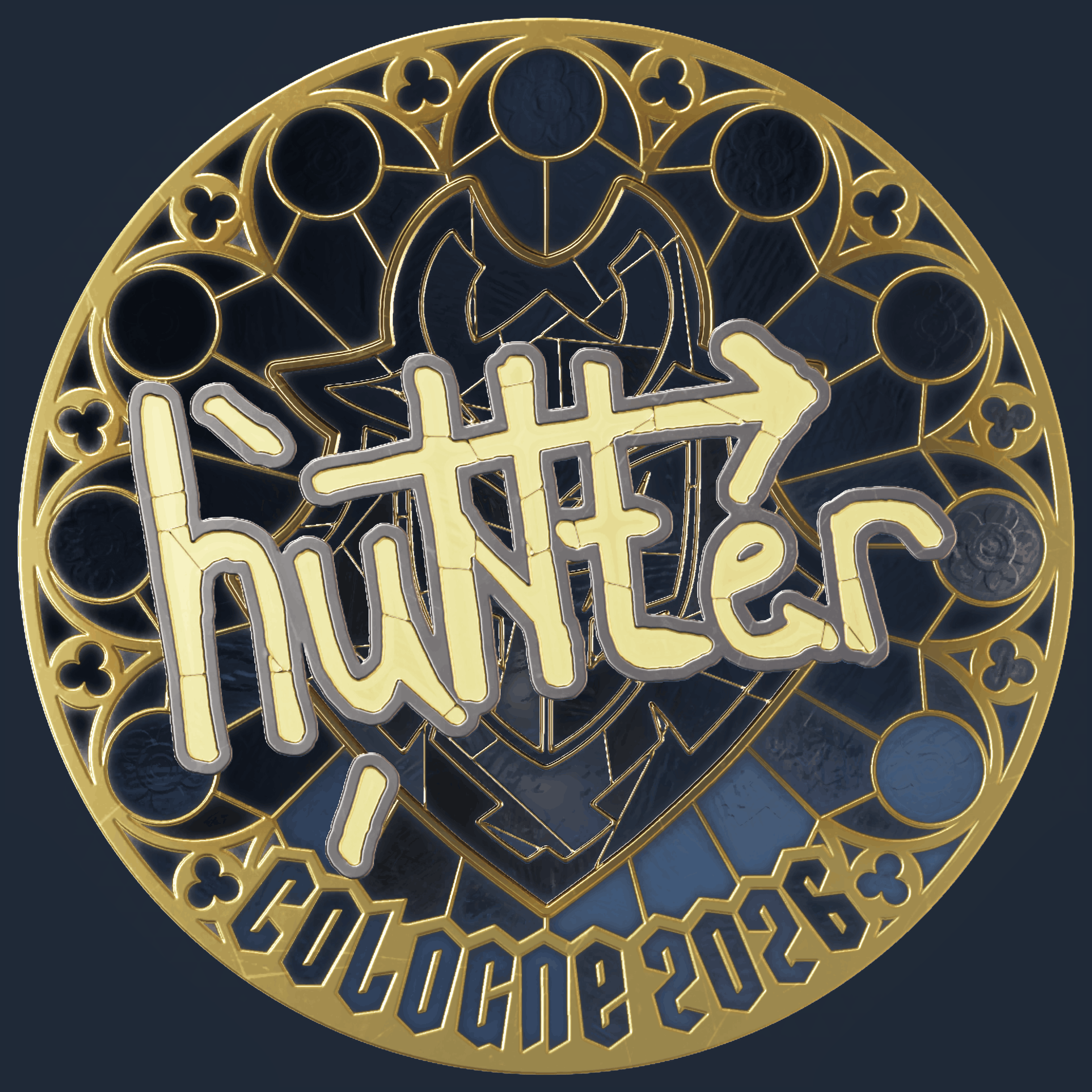 Sticker | huNter- (Gold) | Cologne 2026 Image