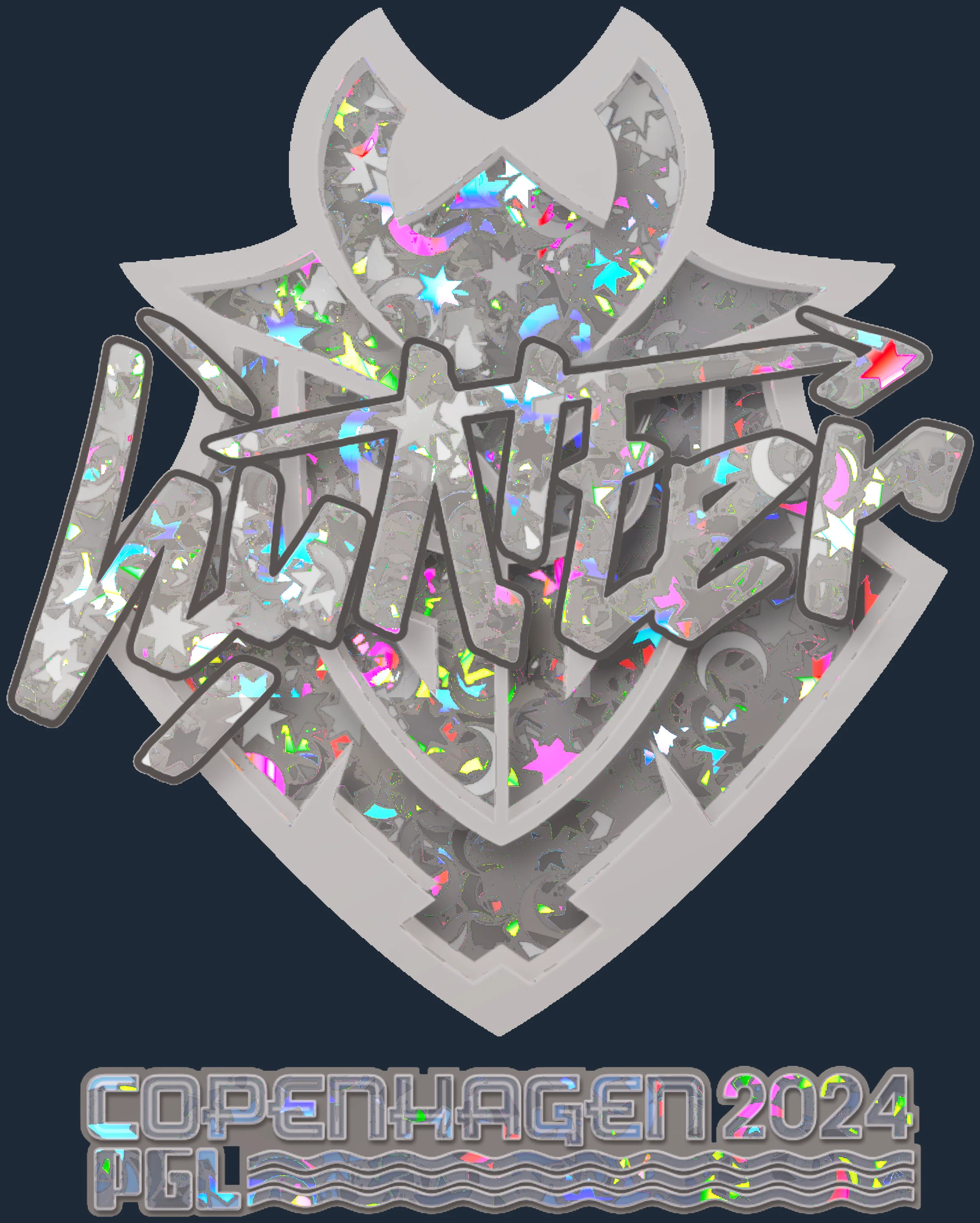 Sticker | huNter- (Glitter) | Copenhagen 2024 Image