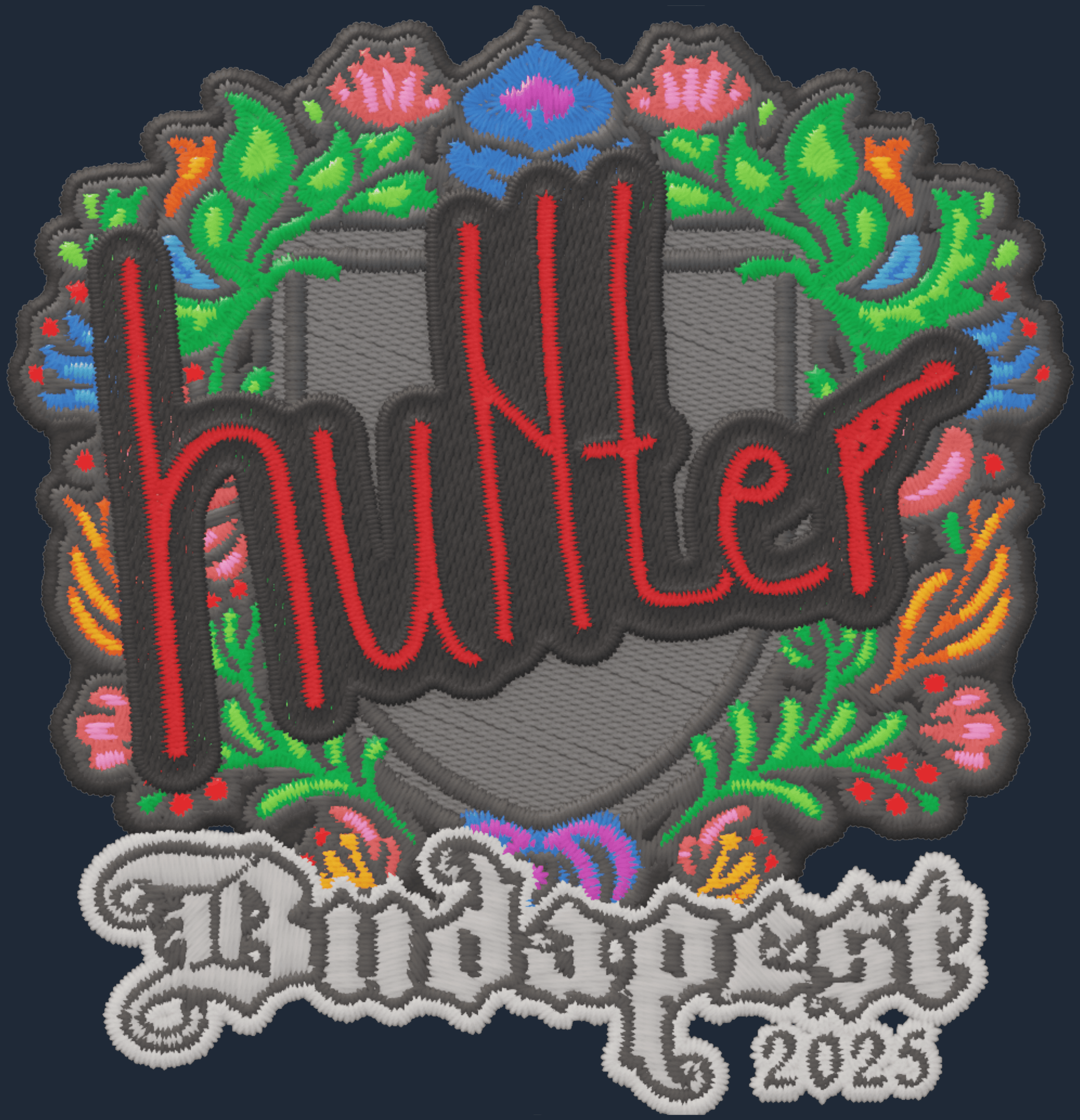 Sticker | huNter- (Embroidered) | Budapest 2025 Image