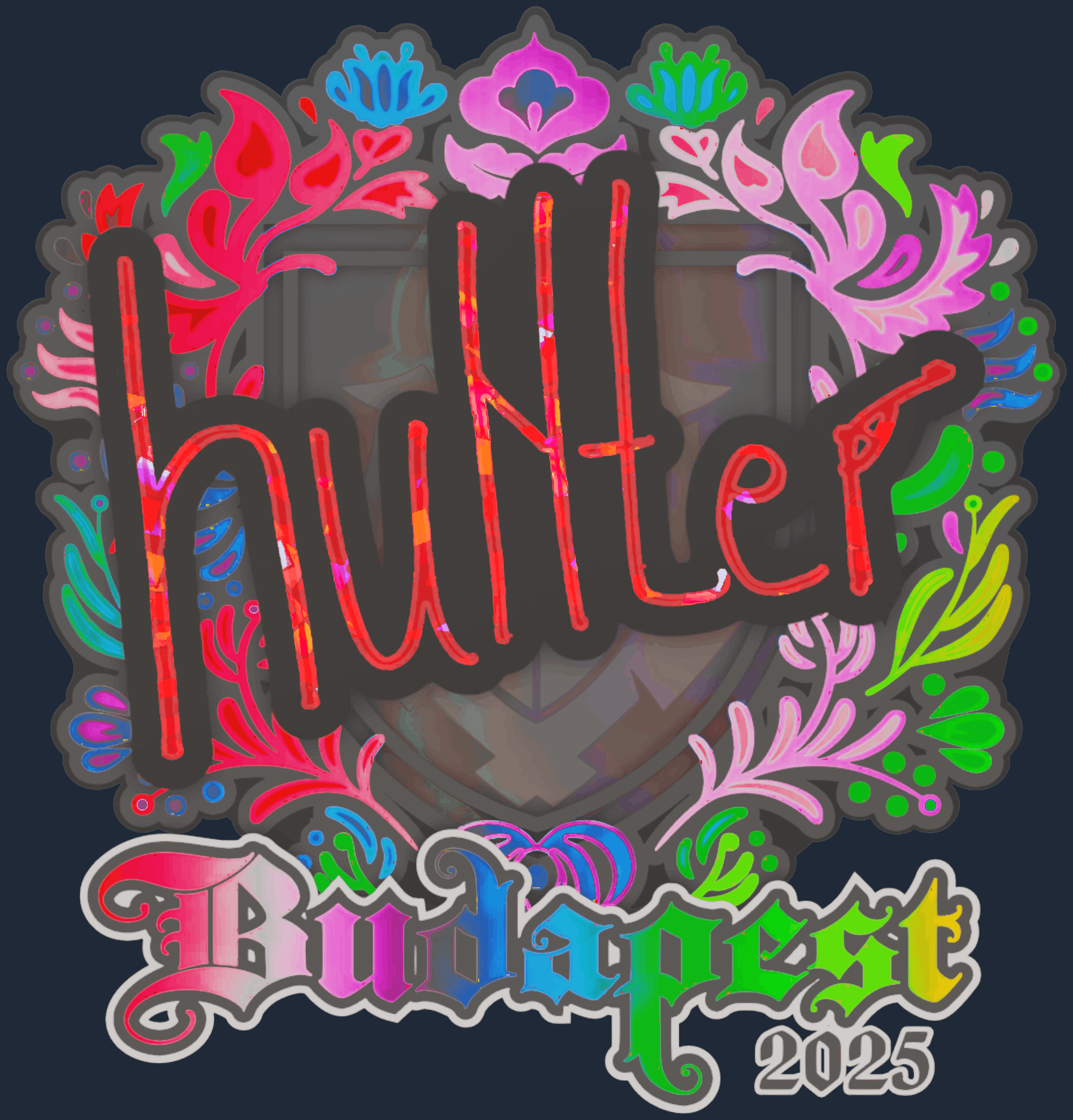 Sticker | huNter- (Holo) | Budapest 2025 Image