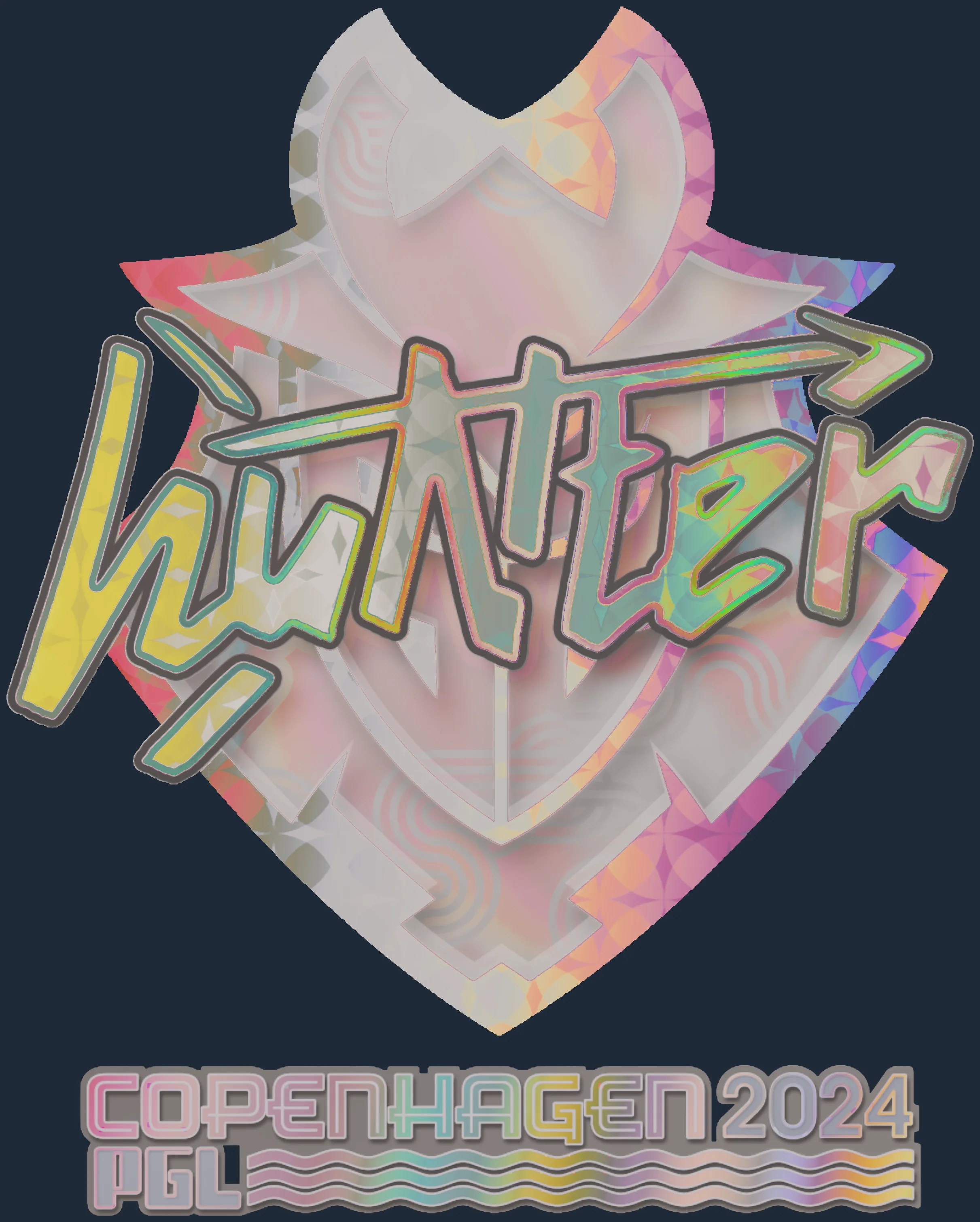 Sticker | huNter- (Holo) | Copenhagen 2024 Image