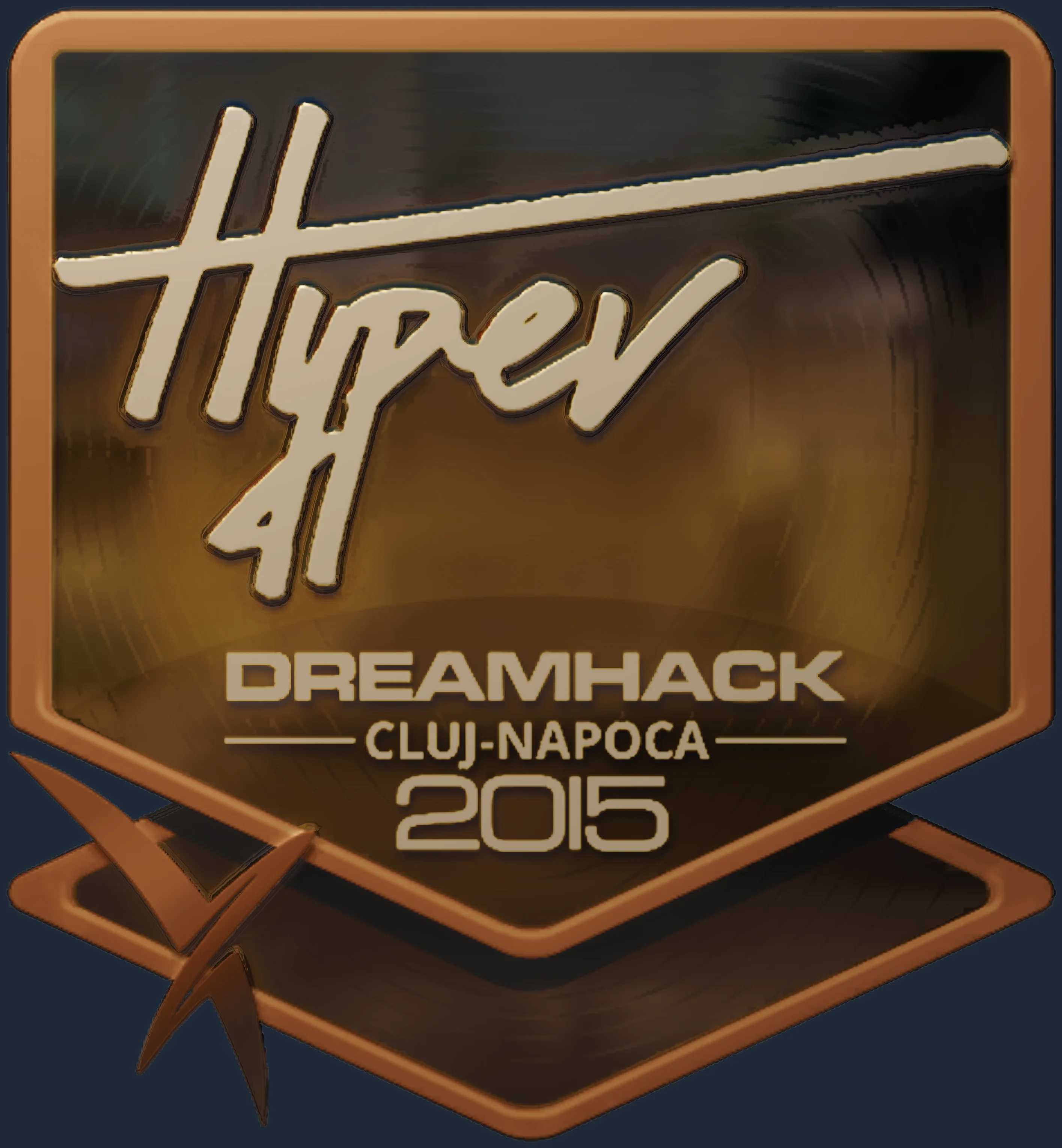 Sticker | Hyper (Gold) | Cluj-Napoca 2015 Image