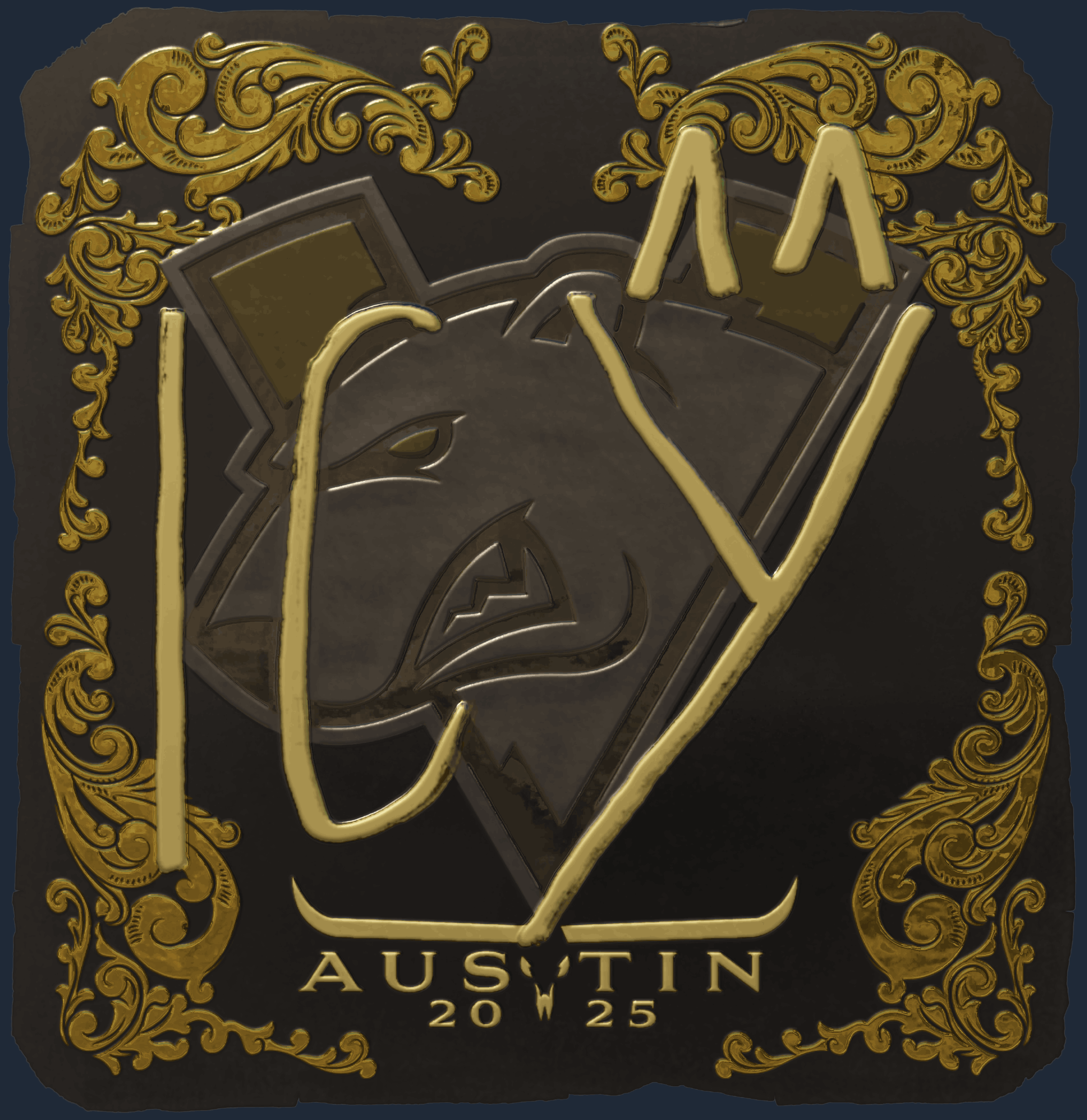 Sticker | ICY (Gold) | Austin 2025 Image