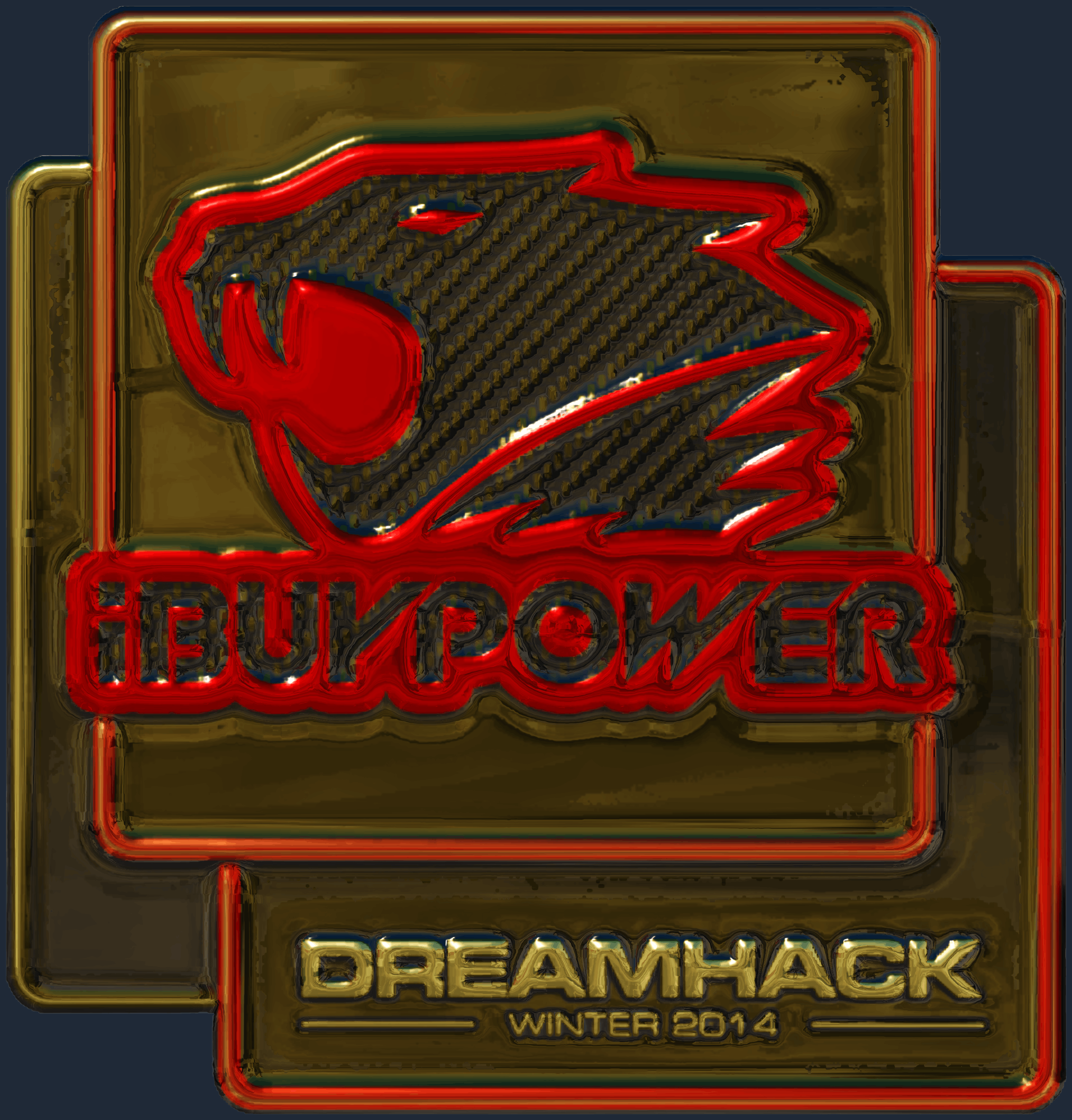 Sticker | iBUYPOWER (Gold) | DreamHack 2014 Image