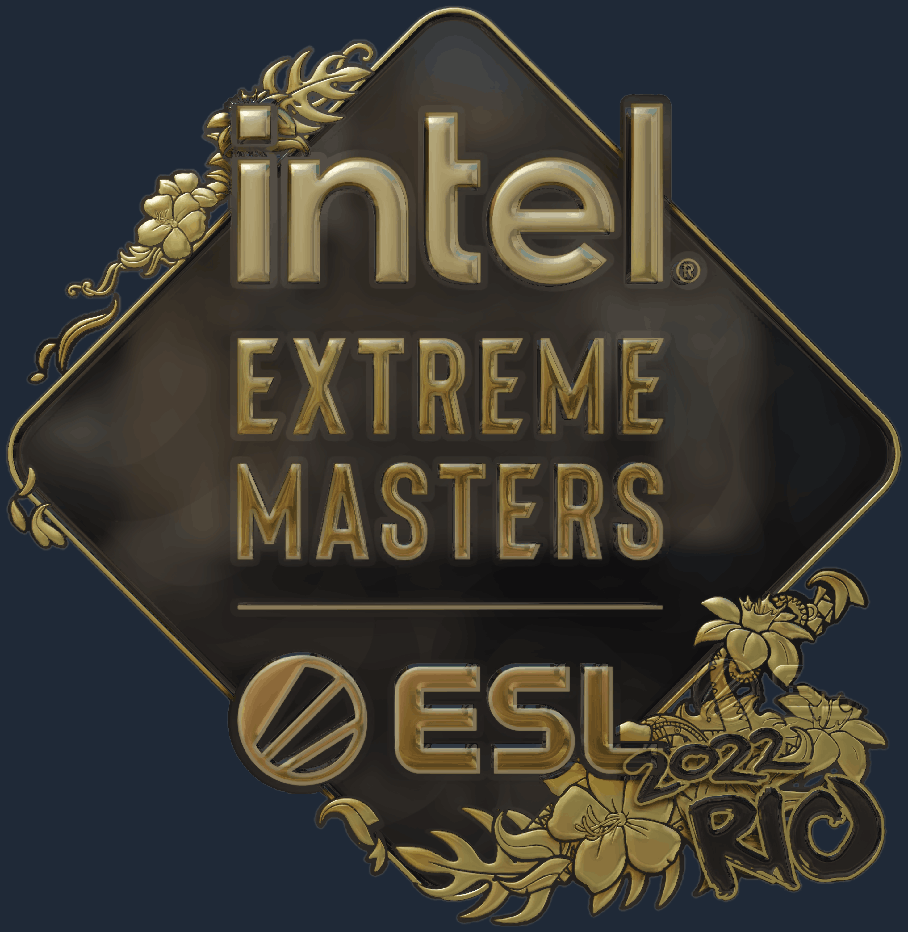 Sticker | IEM (Gold) | Rio 2022 Image