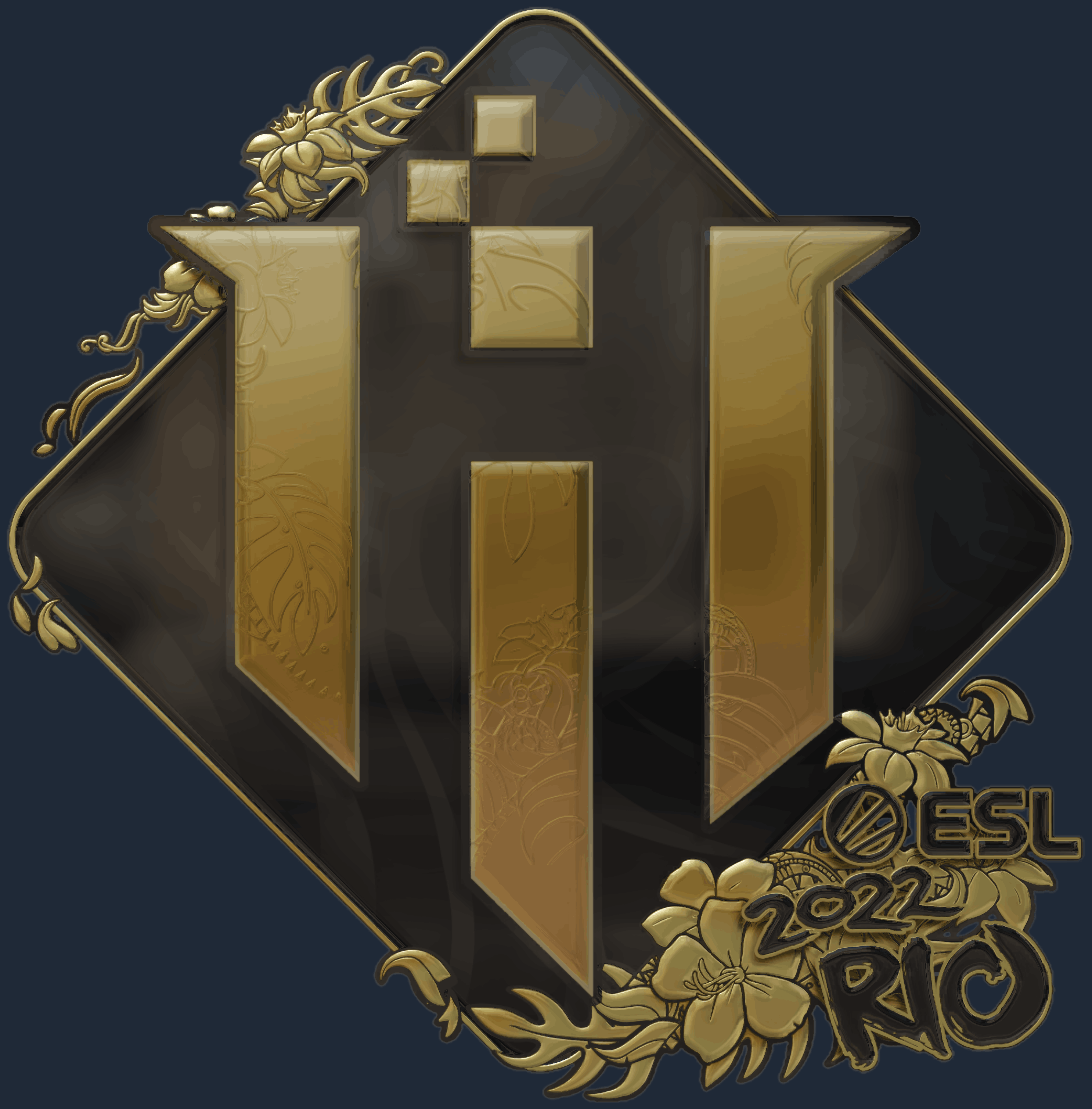 Sticker | IHC Esports (Gold) | Rio 2022 Image