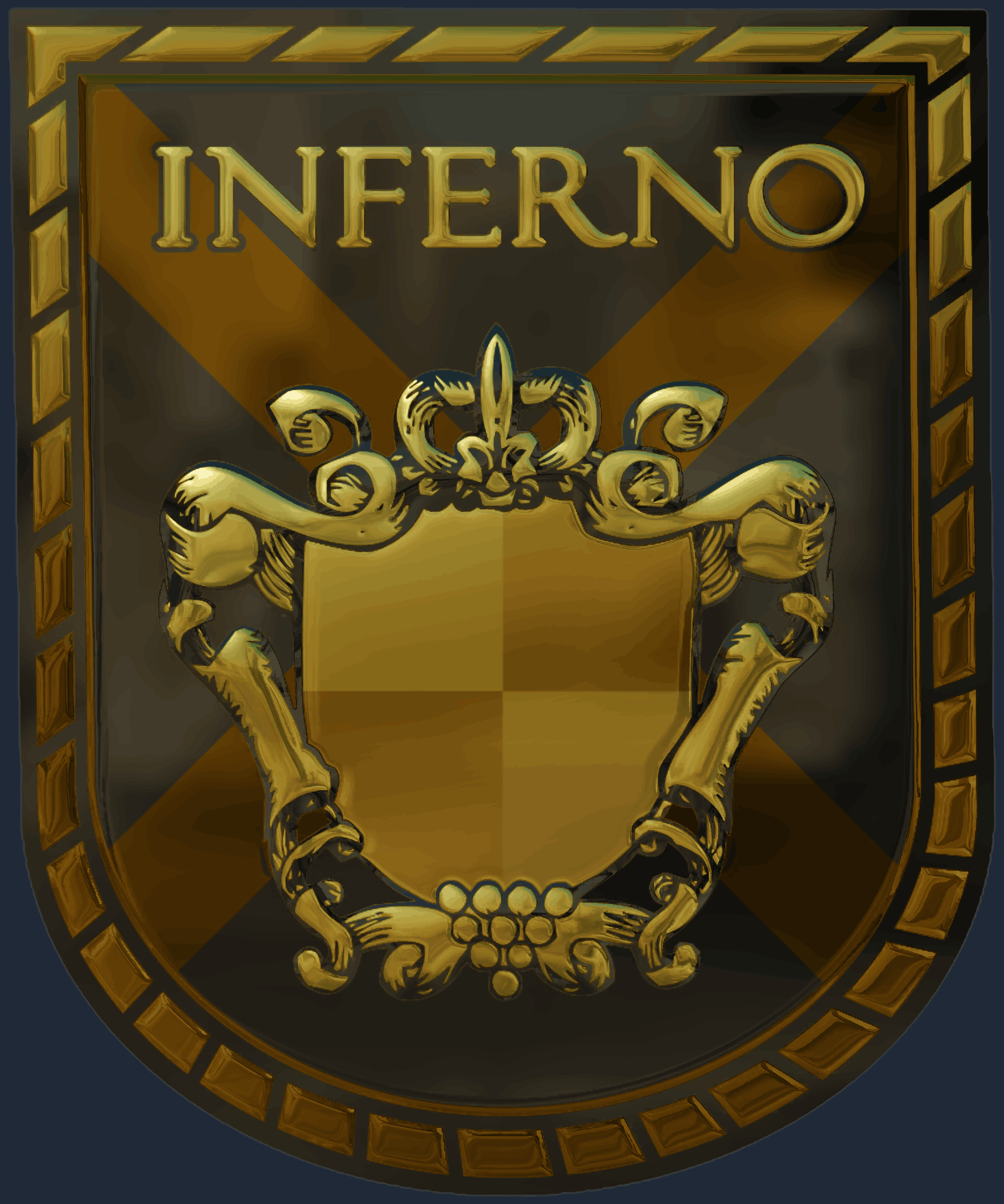 Sticker | Inferno (Gold) Image