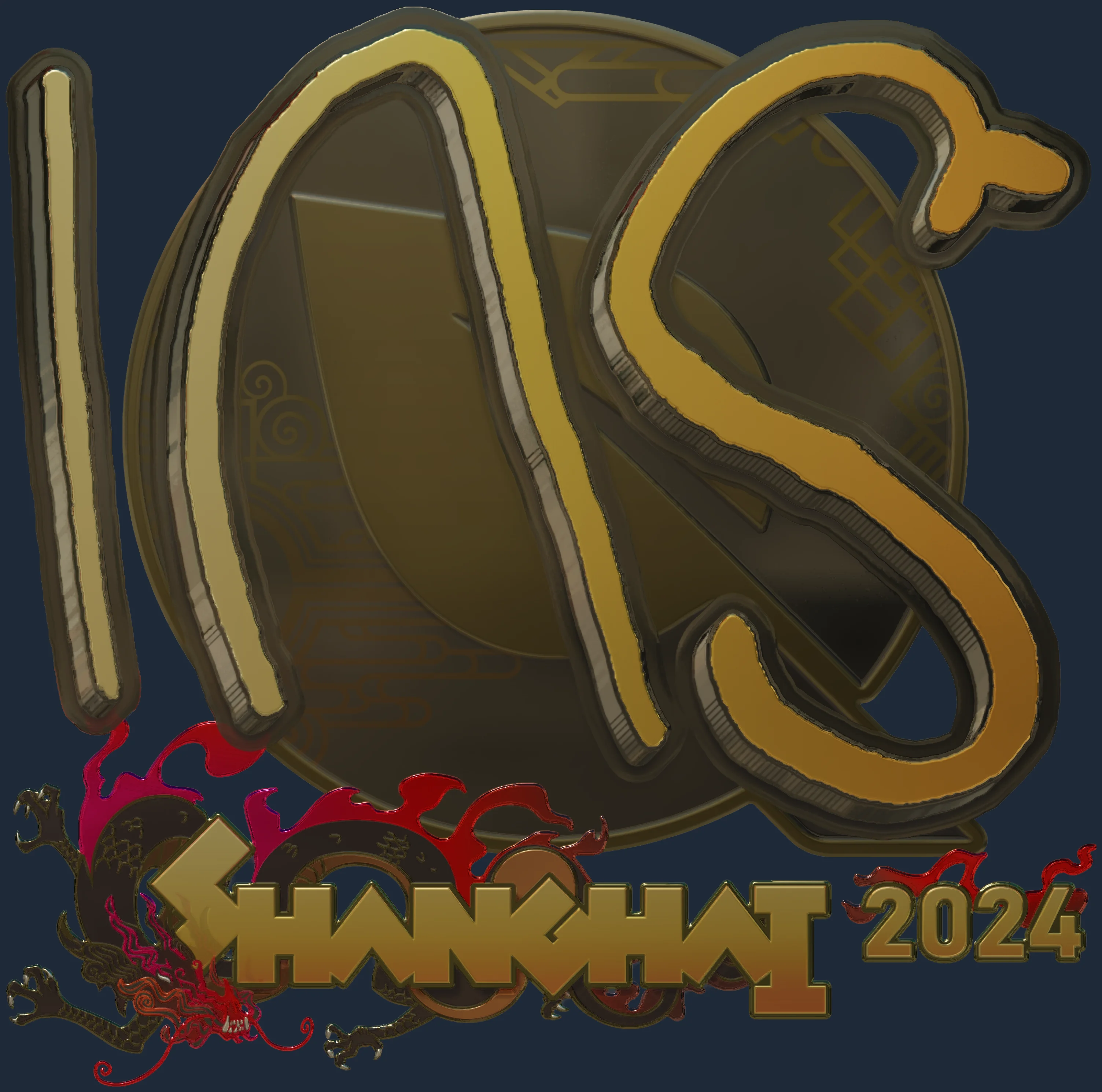 Sticker | INS (Gold) | Shanghai 2024 Image