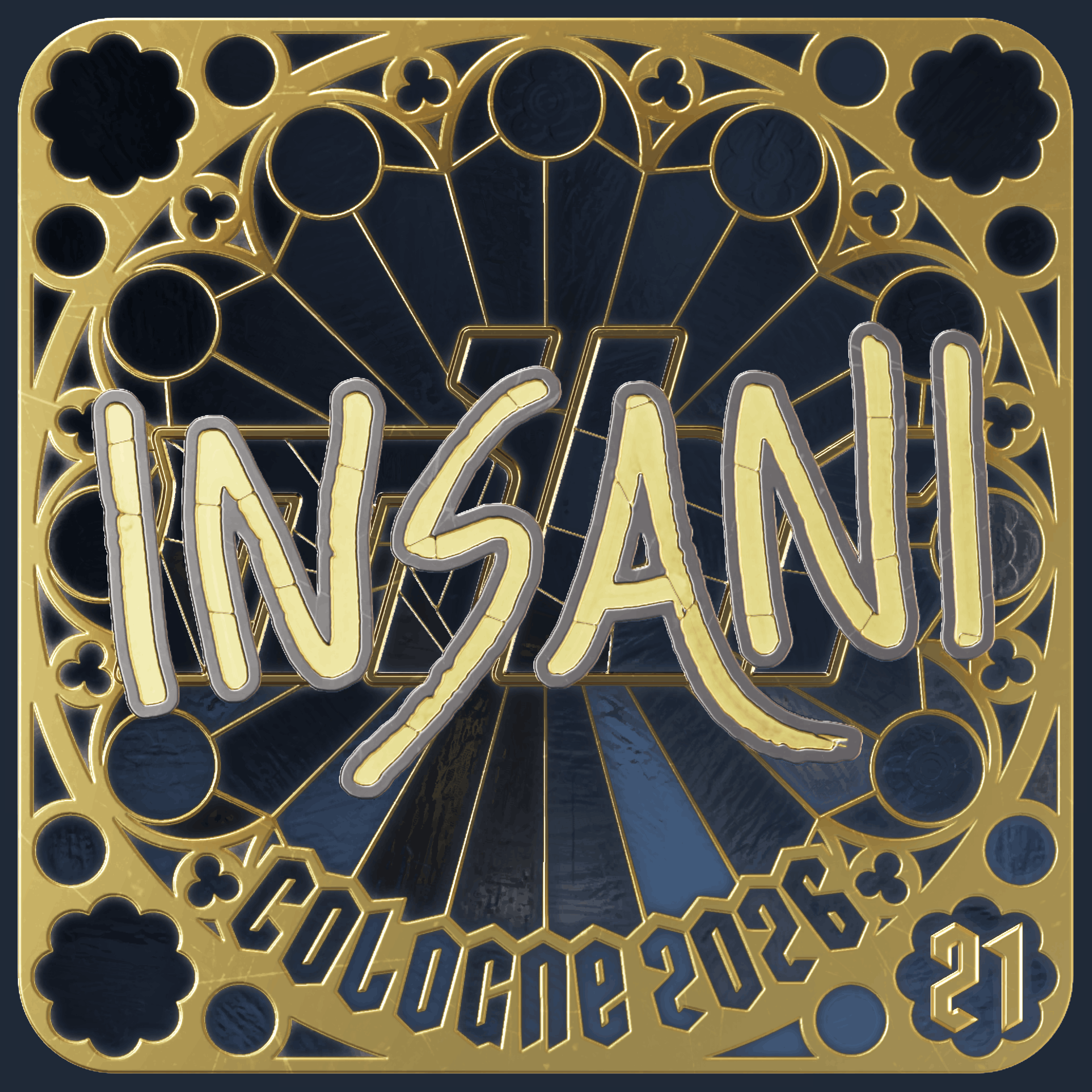 Sticker | insani (Gold, Ranked) | Cologne 2026 Image