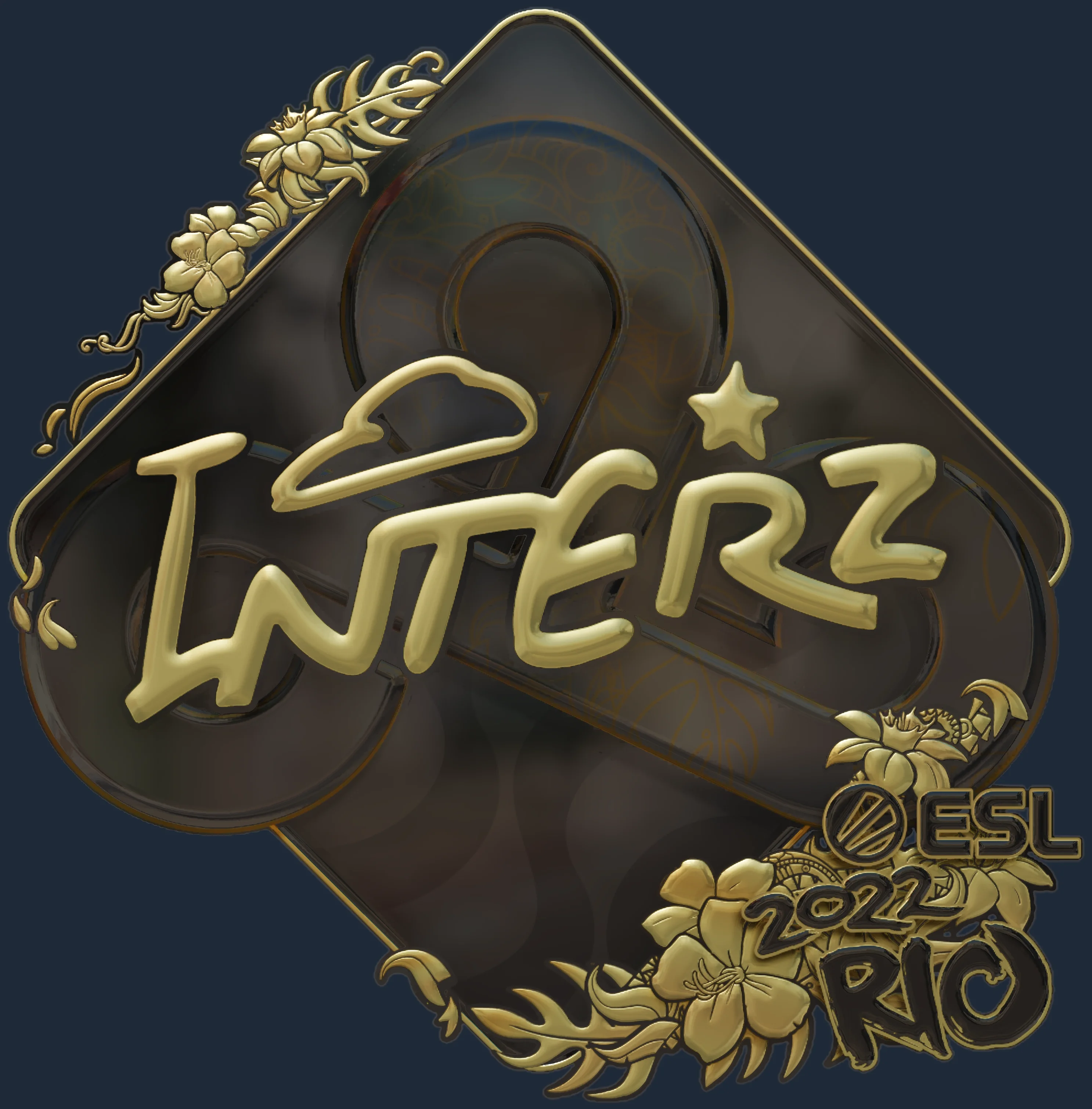 Sticker | interz (Gold) | Rio 2022 Image