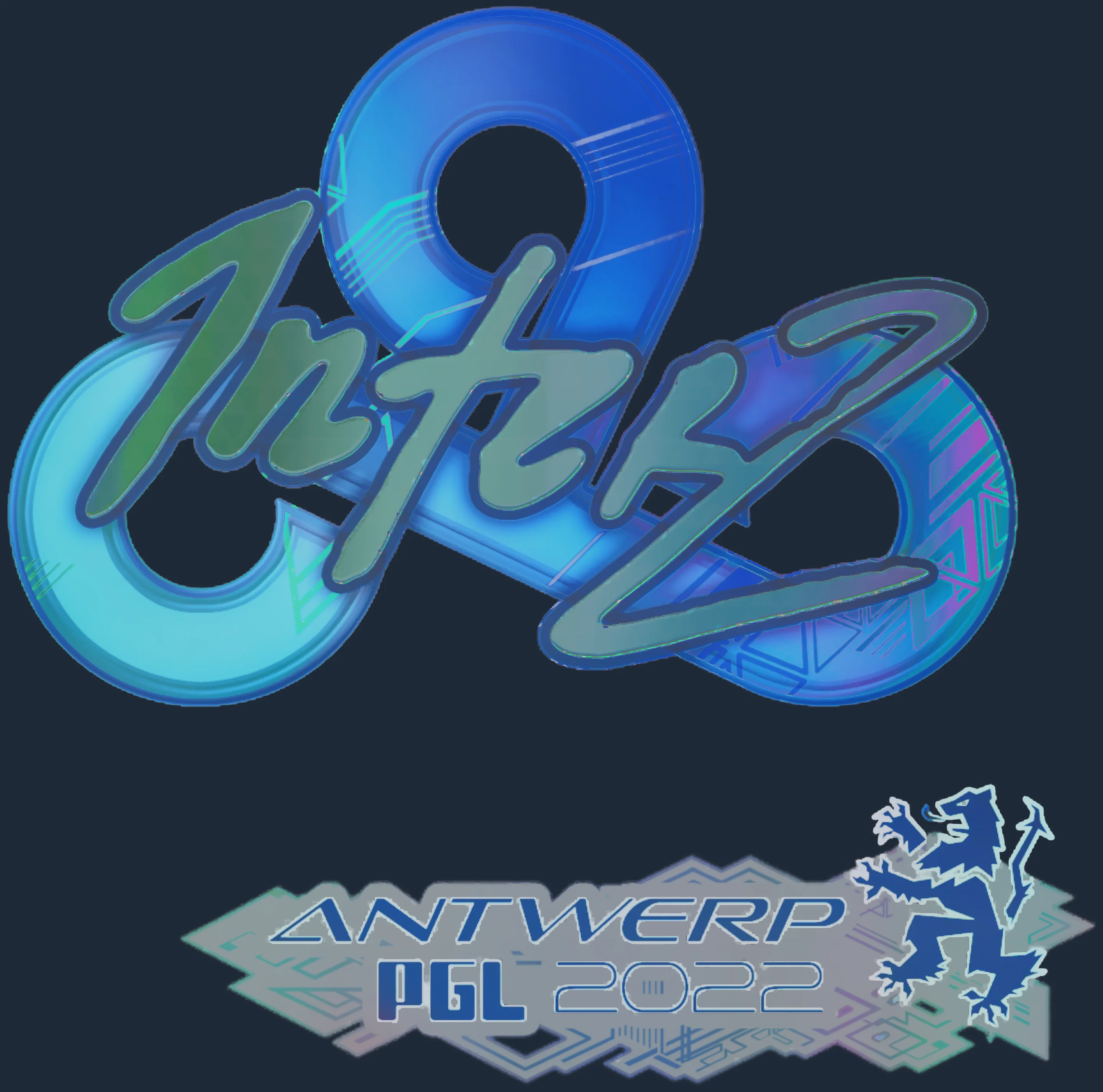 Sticker | interz (Holo) | Antwerp 2022 Image
