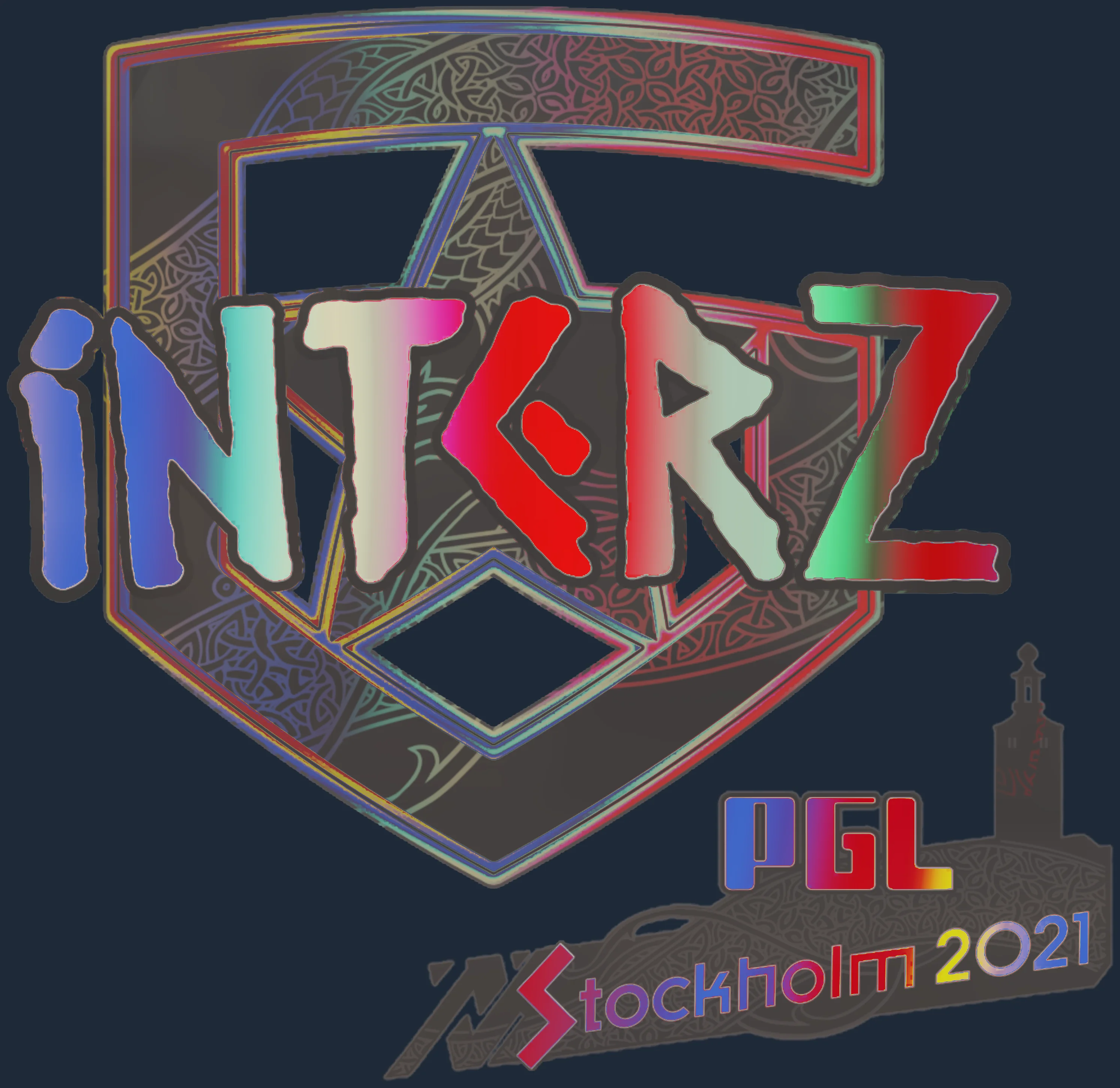 Sticker | interz (Holo) | Stockholm 2021 Image