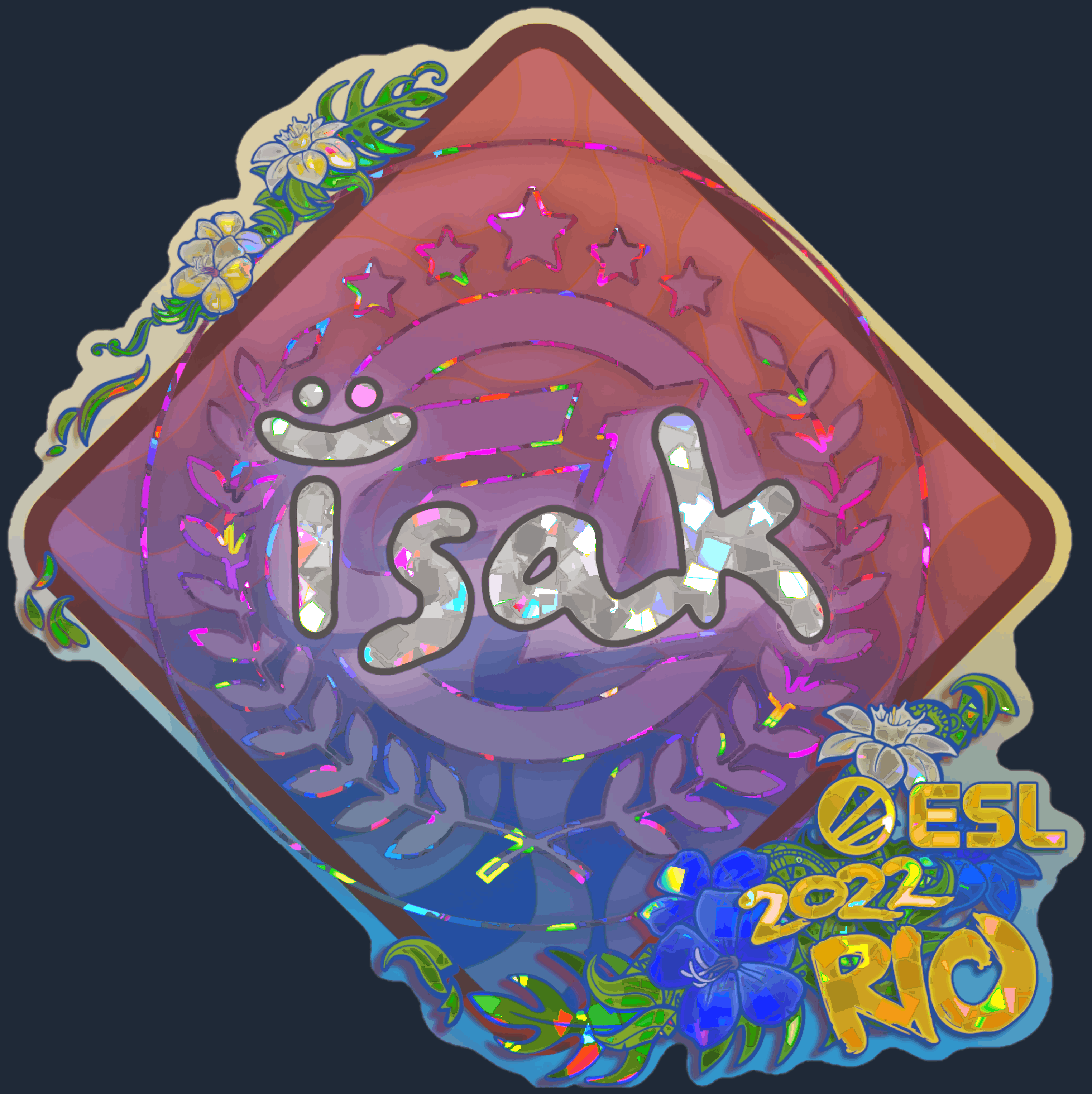 Sticker | isak (Glitter) | Rio 2022 Screenshot