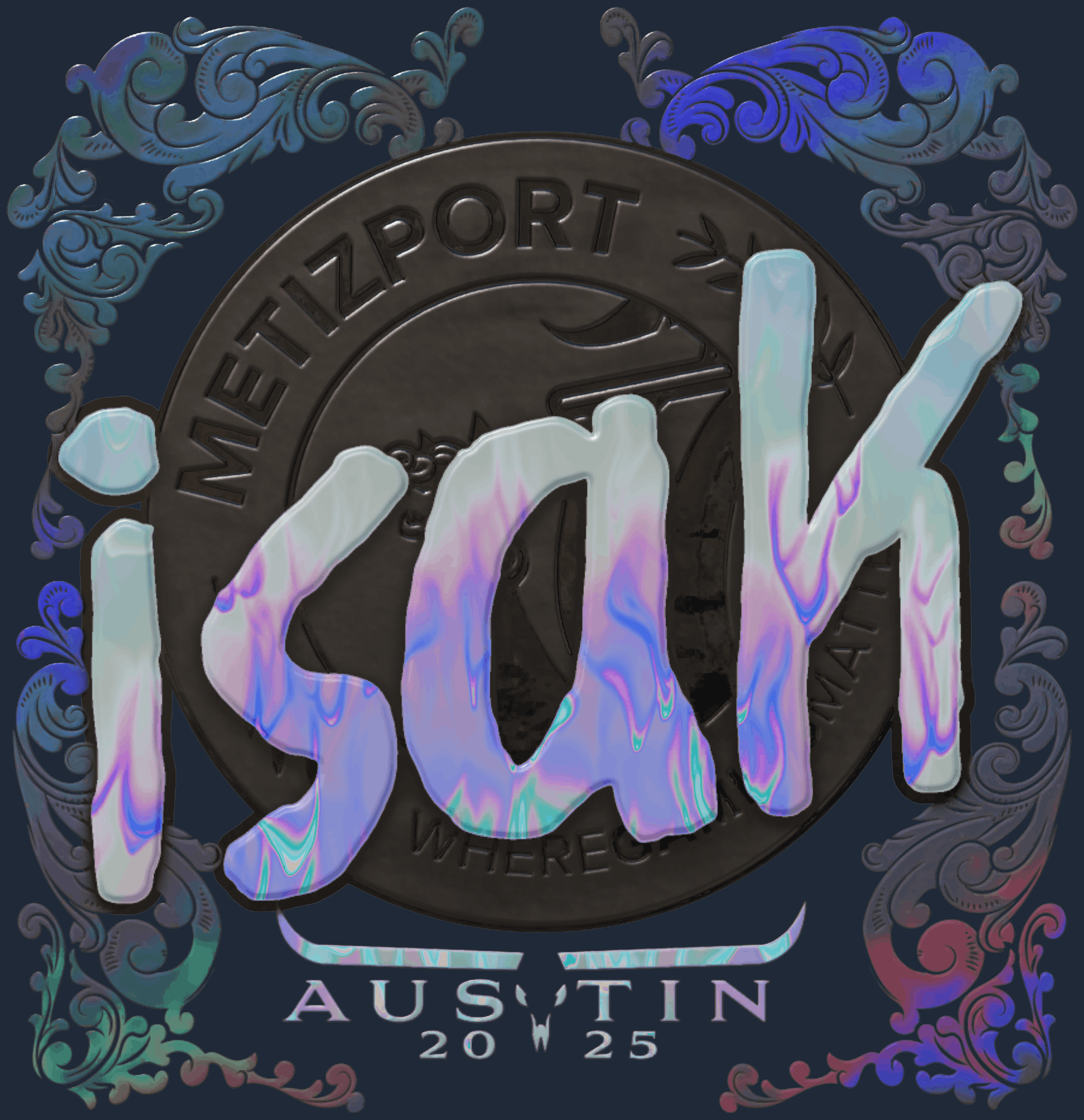 Sticker | isak (Holo) | Austin 2025 Image