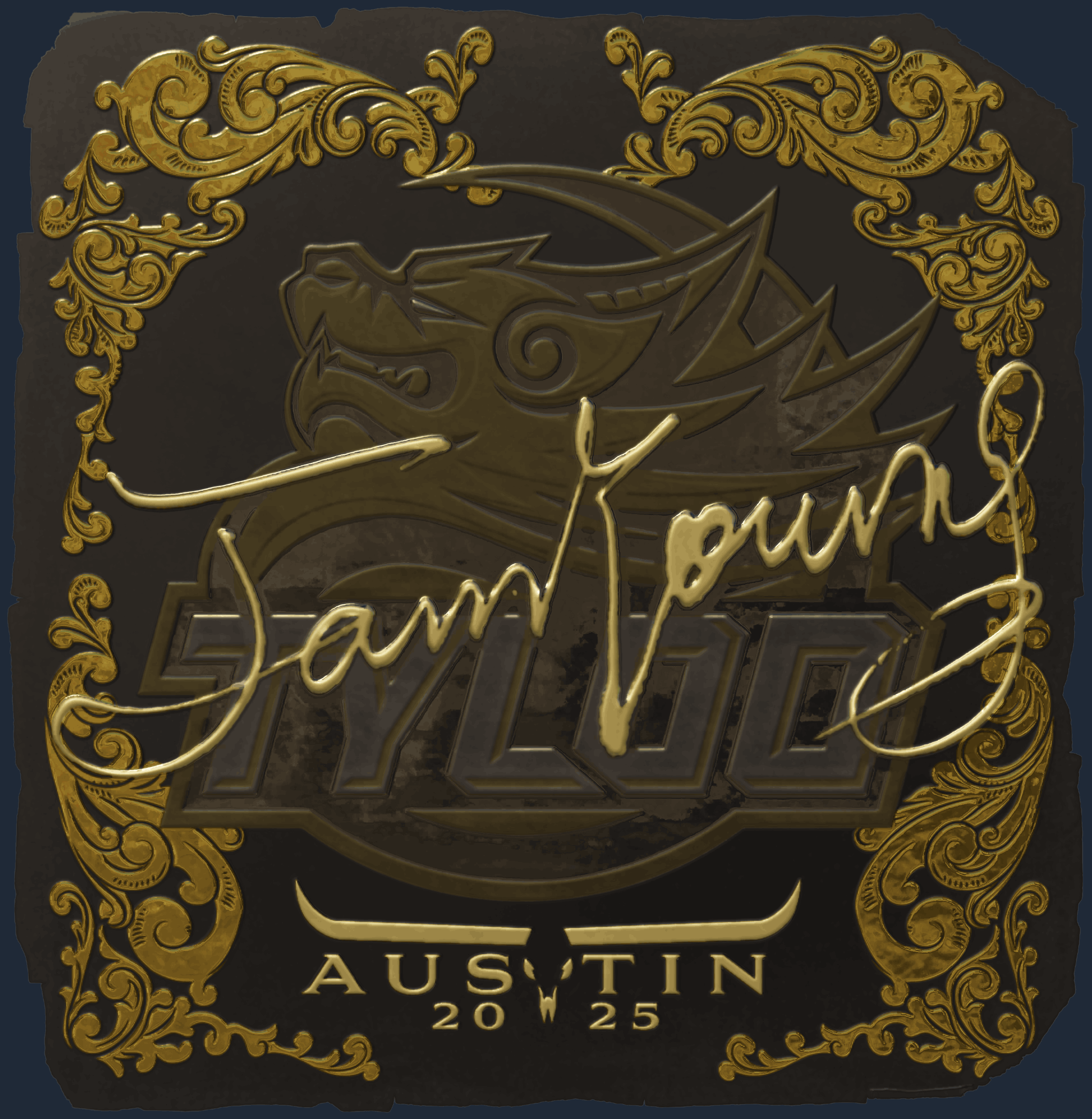 Sticker | JamYoung (Gold) | Austin 2025 Image