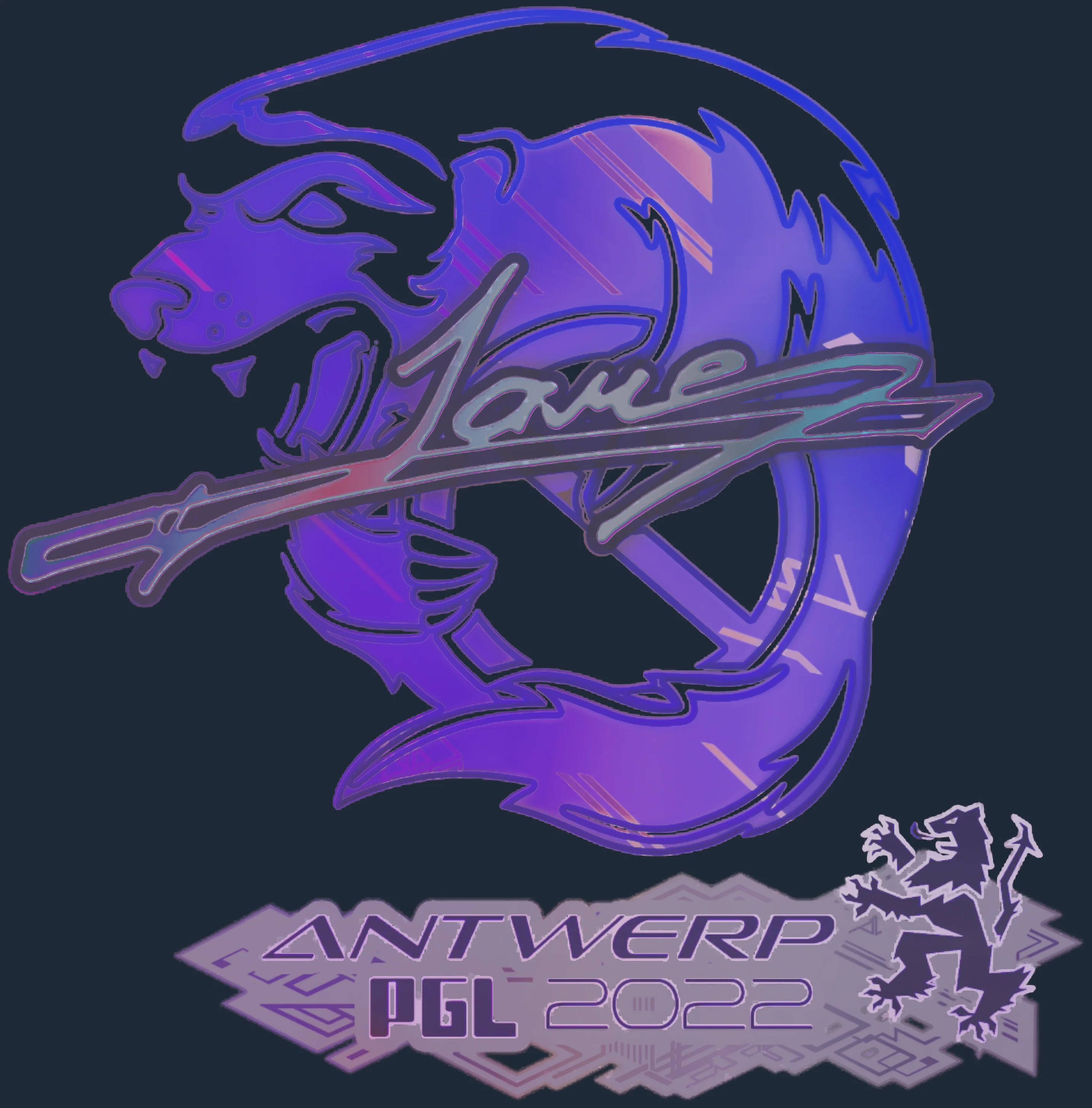 Sticker | Jame (Holo) | Antwerp 2022 Image