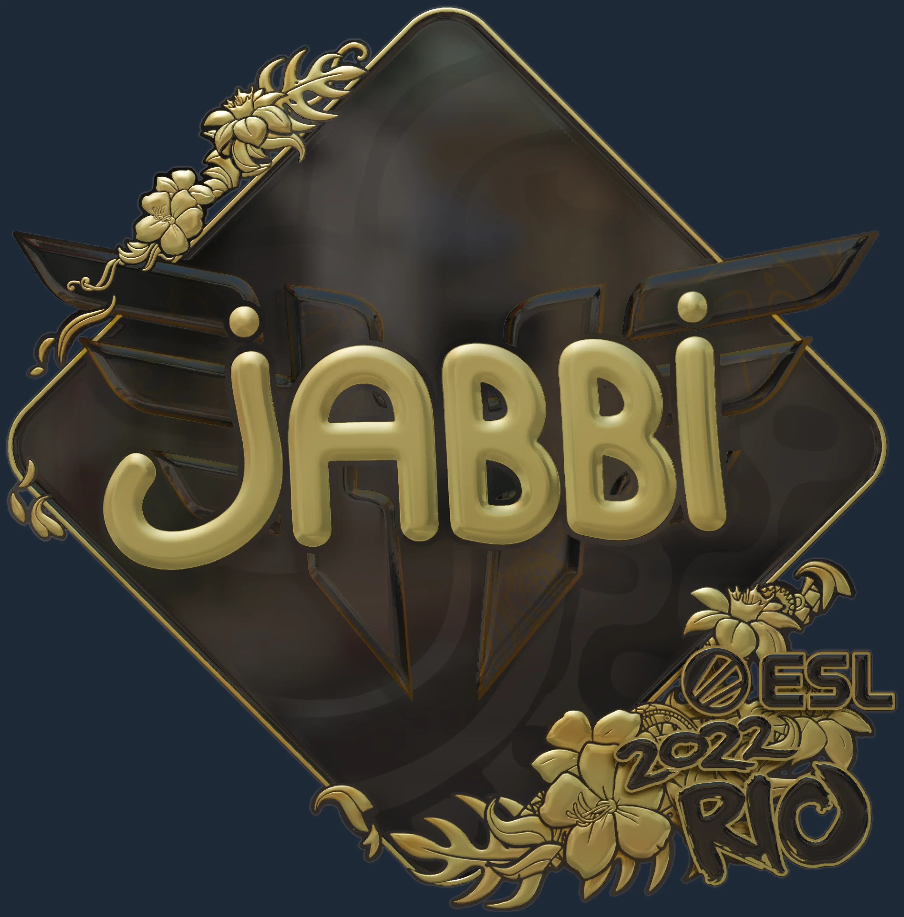 Sticker | jabbi (Gold) | Rio 2022 Image