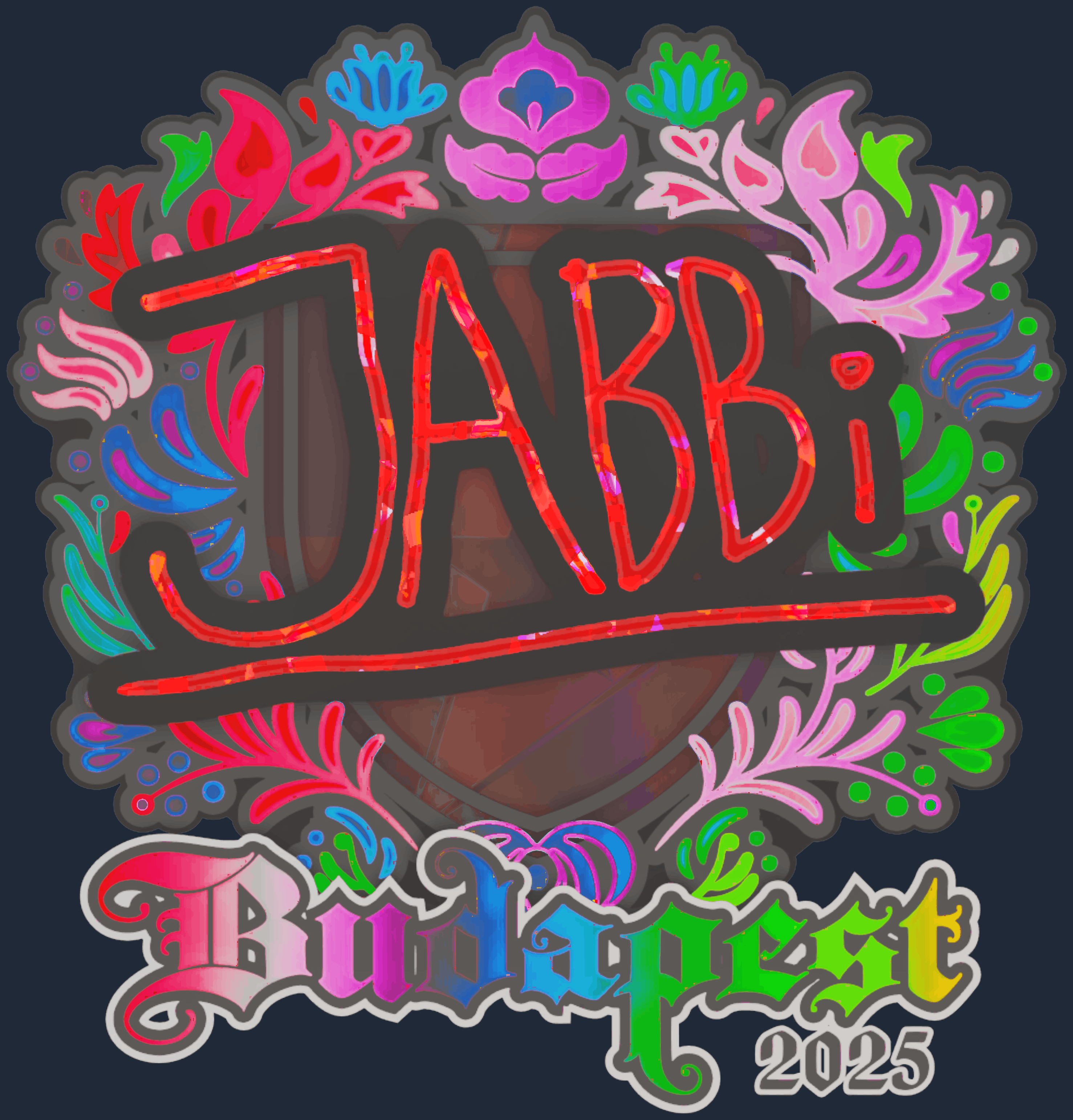 Sticker | jabbi (Holo) | Budapest 2025 Image