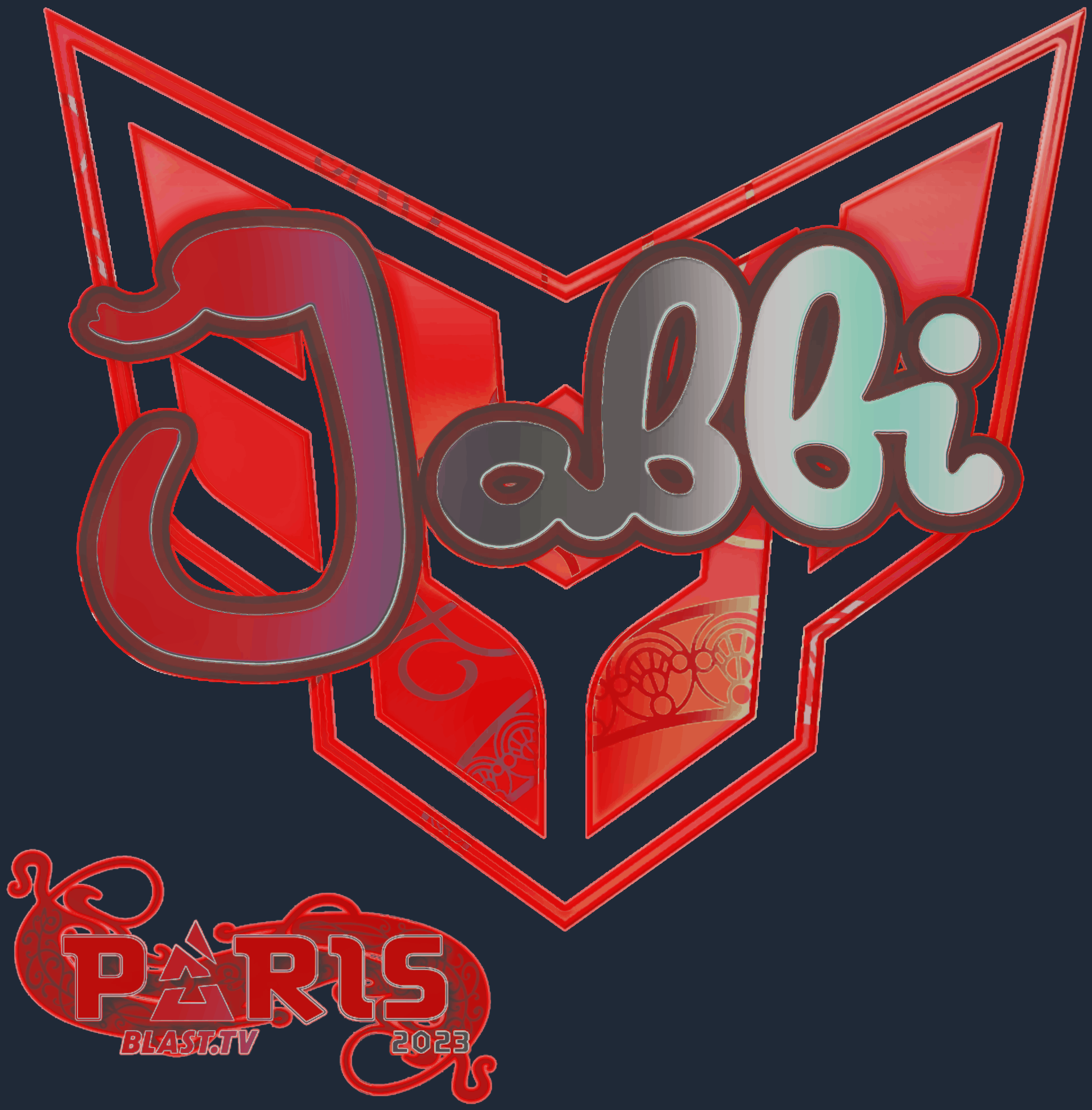 Sticker | jabbi (Holo) | Paris 2023 Image